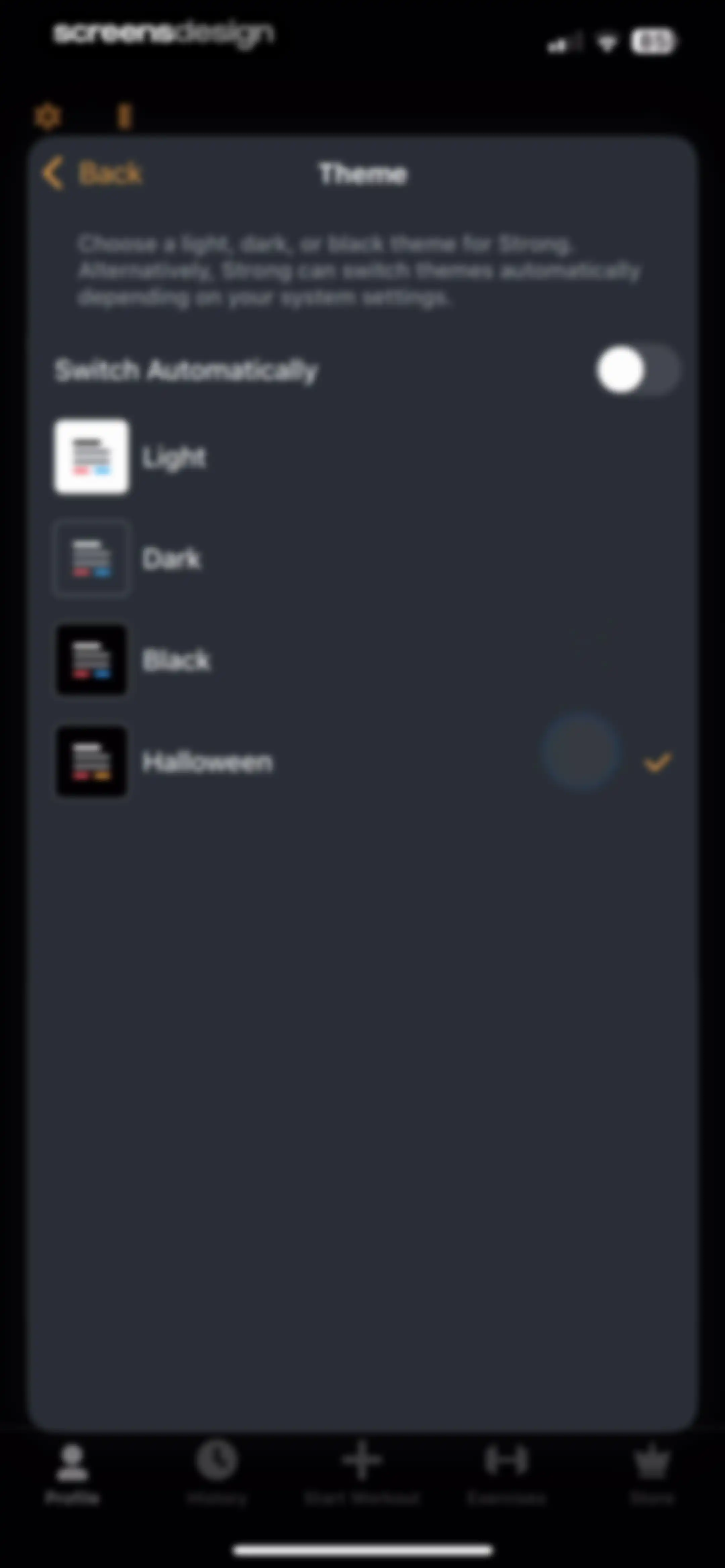 Strong Workout Tracker Gym Log screen 140