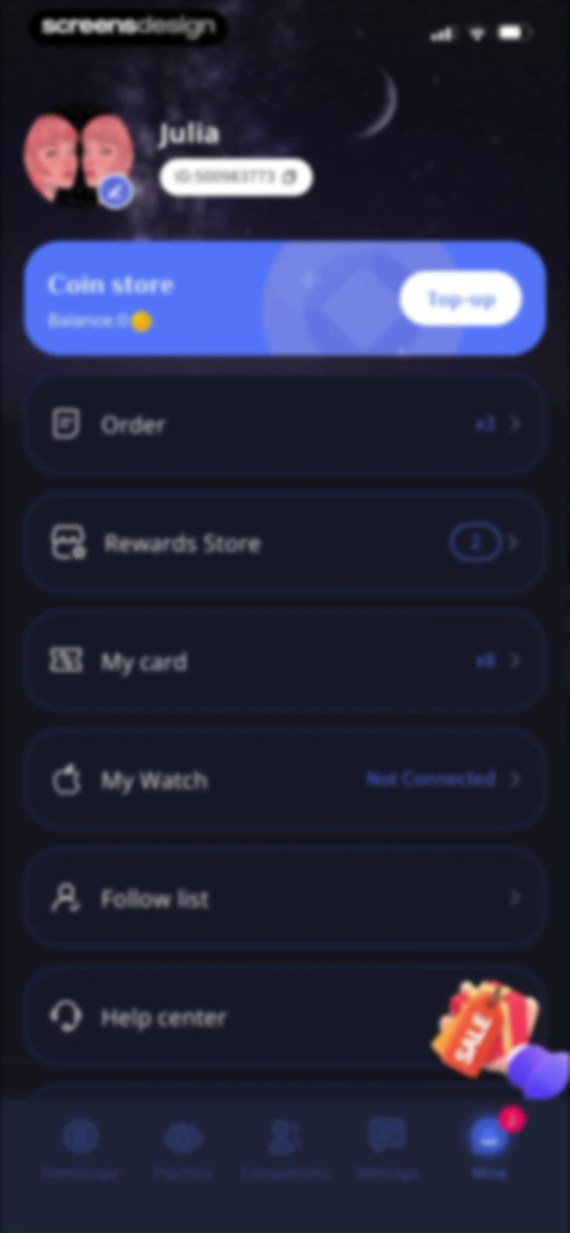 HealTalk - Text Reading screen 127