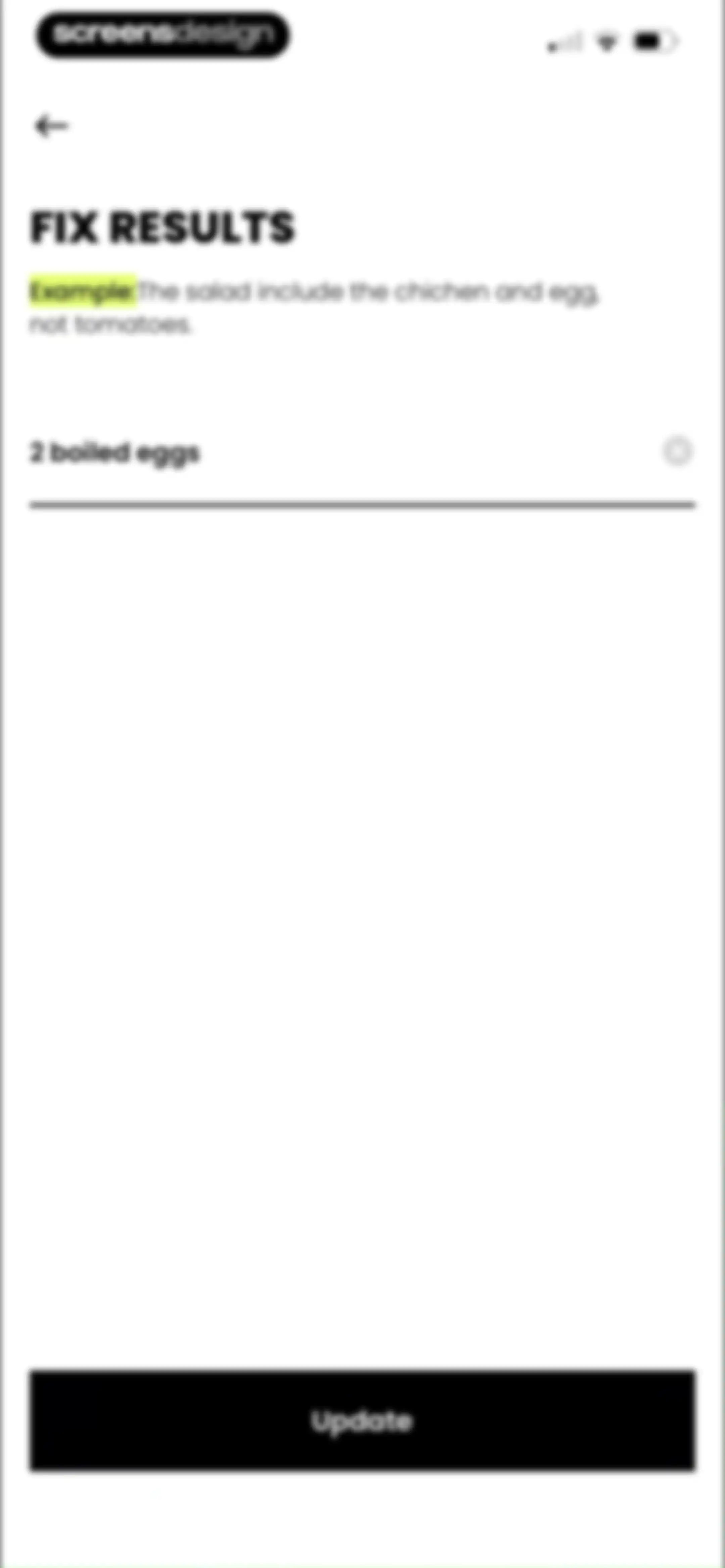 CalDiet - Food Analysis Pal screen 110