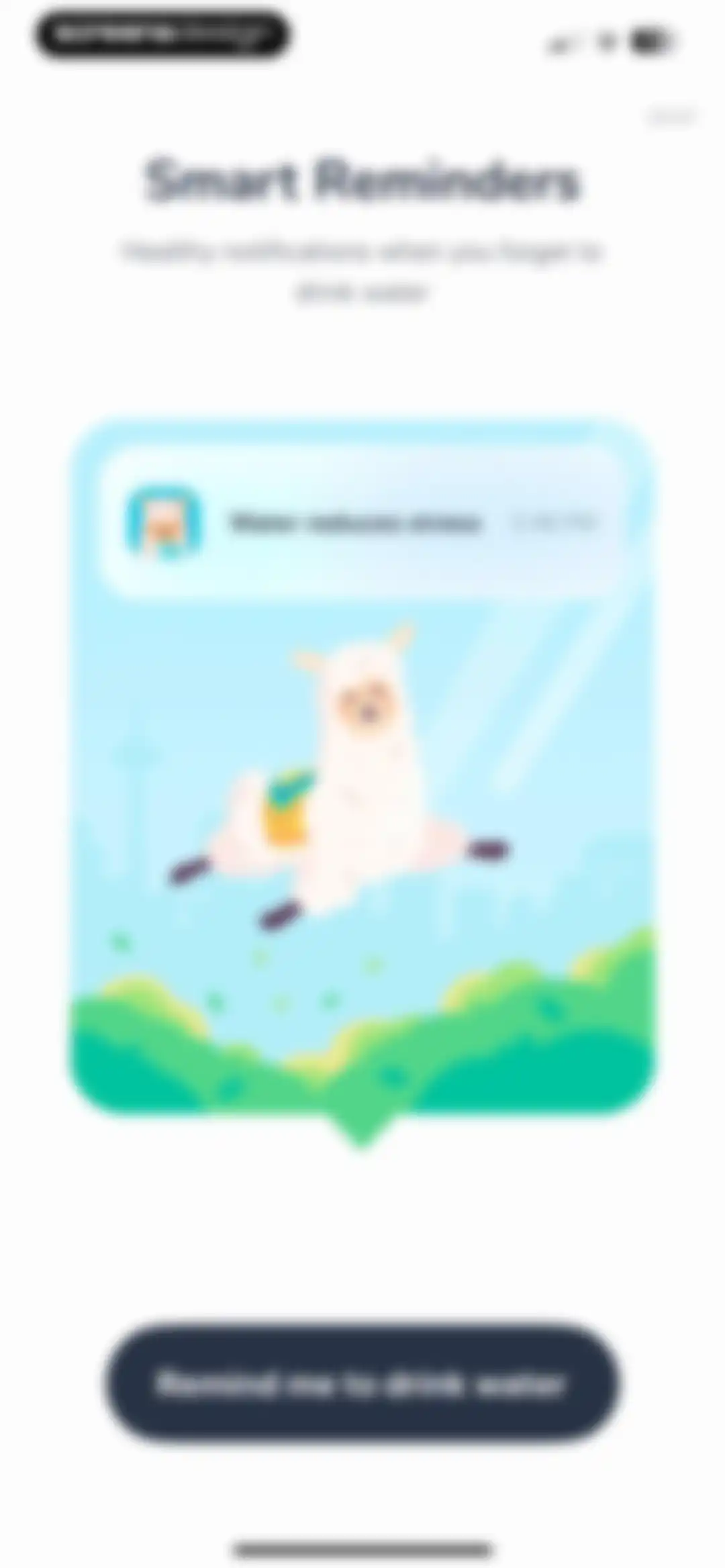 Water tracker Waterllama screen 10