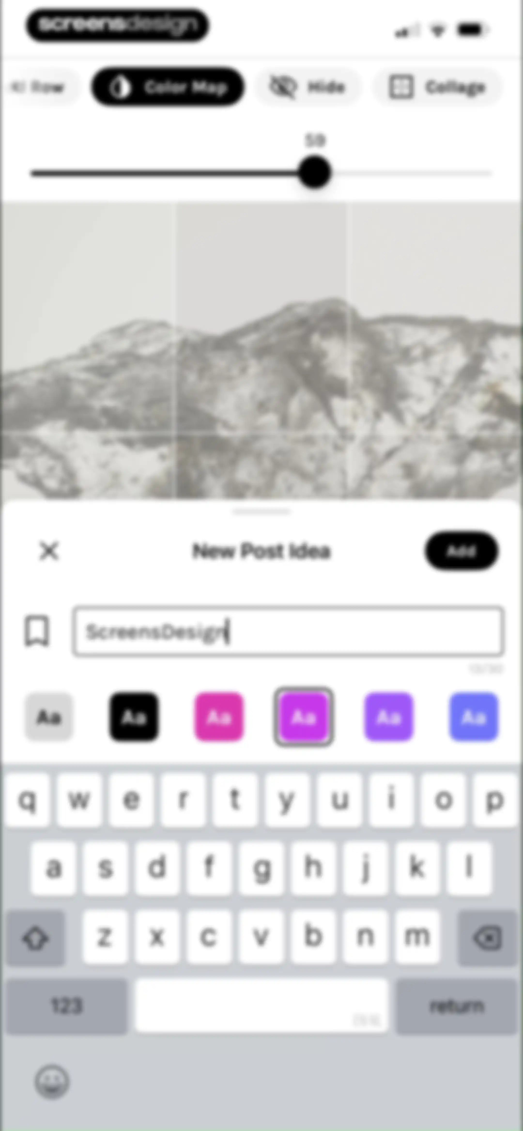 UNUM — Layout & Feed Preview screen 69