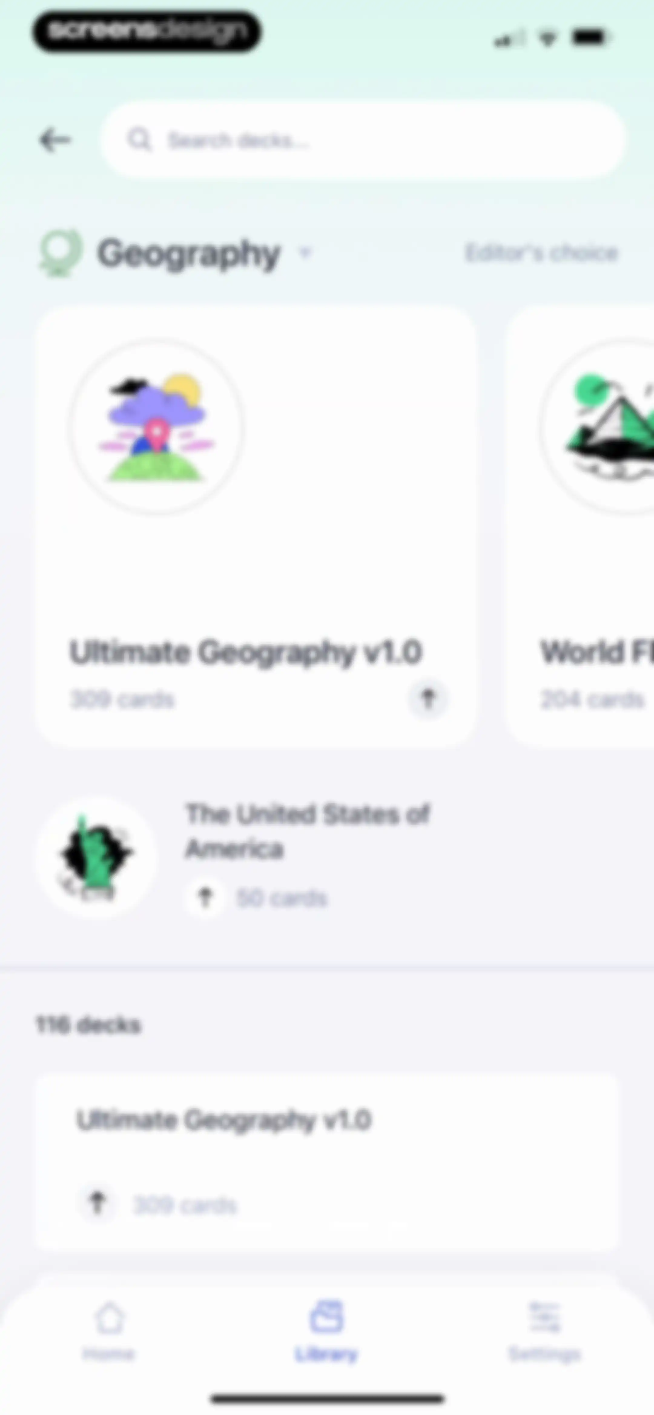 Cogni: Flashcards Learning screen 47