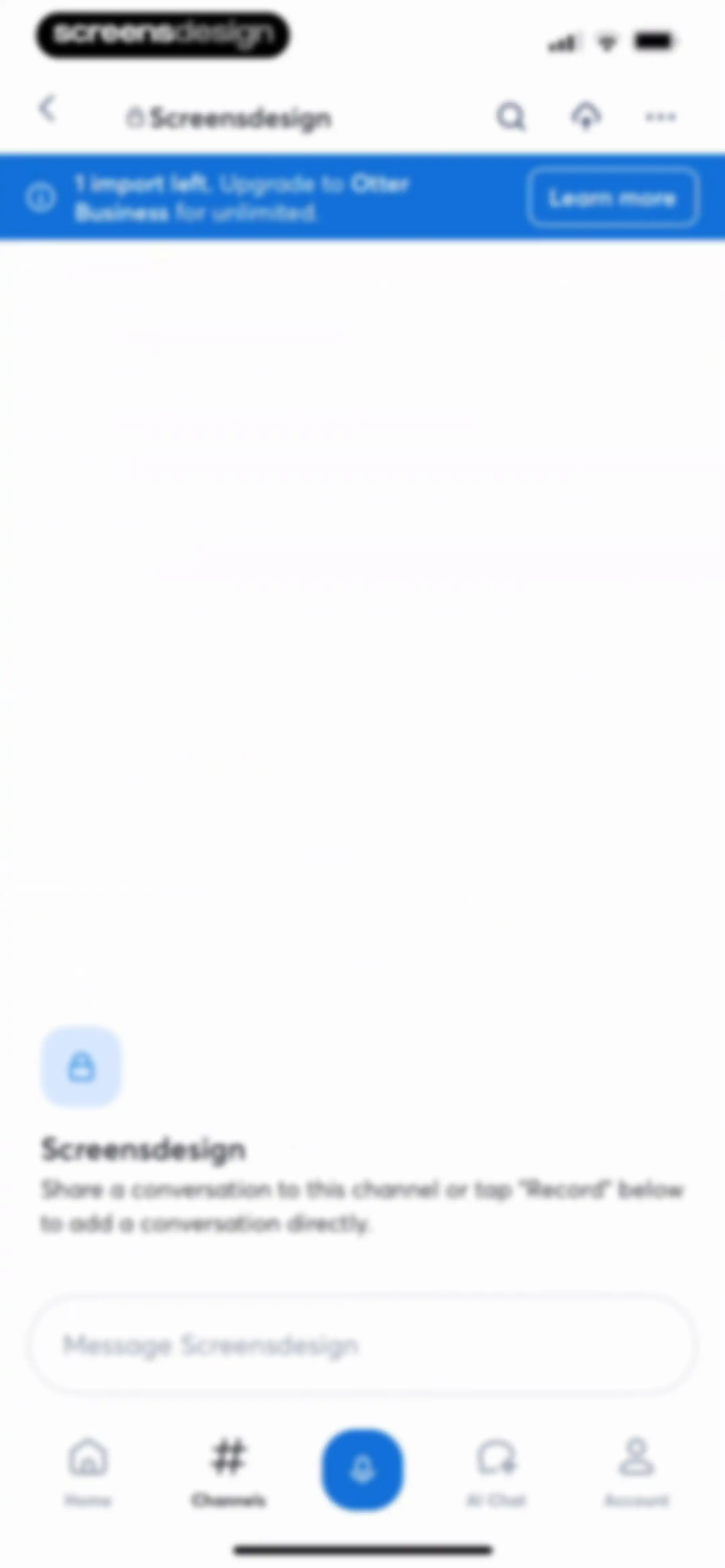 Otter Transcribe Voice Notes screen 100