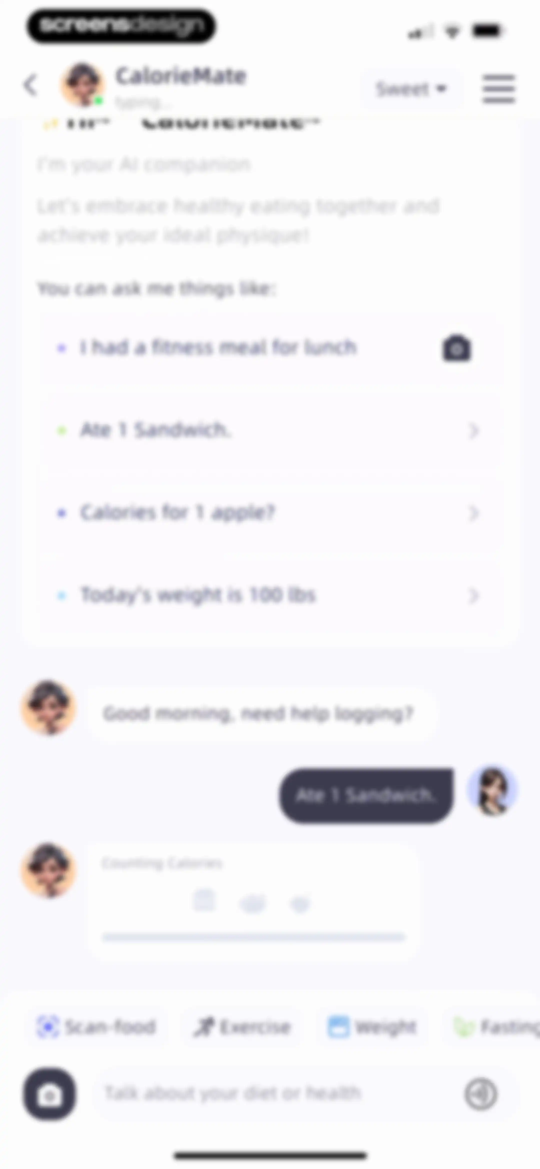 Calorie Tracker-CalorieMate screen 72