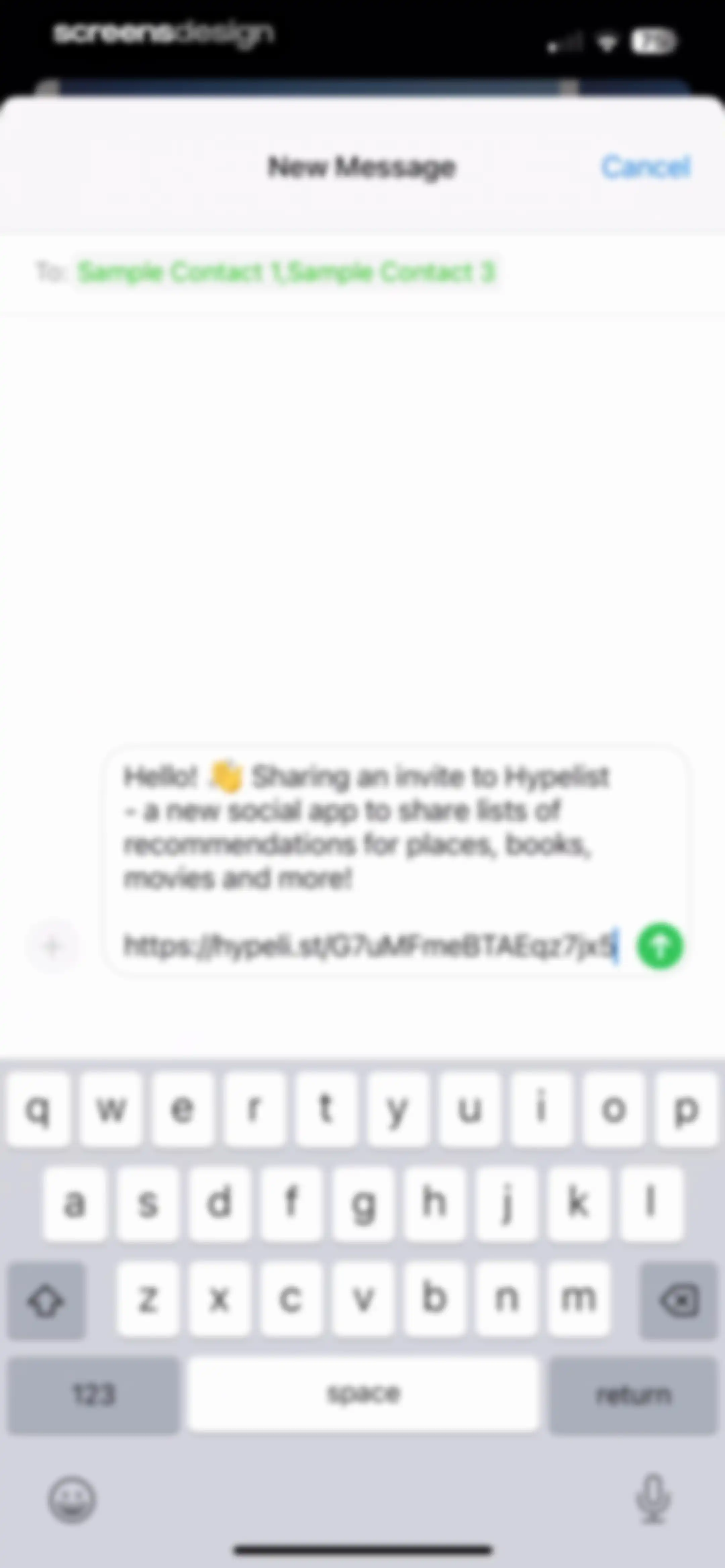 Hypelist: Create & Share Lists screen 71