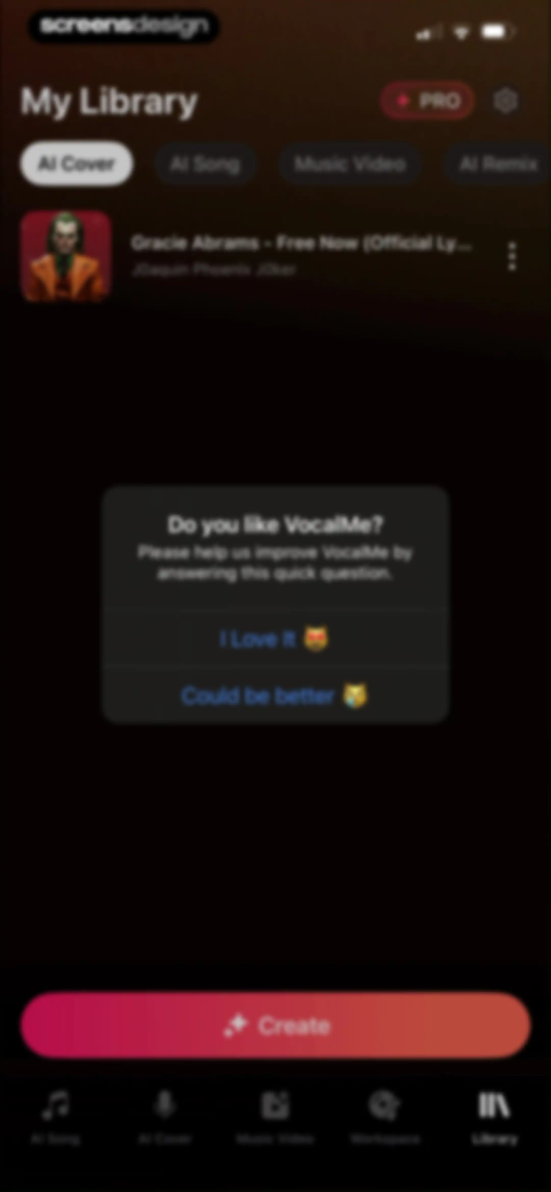 VocalMe: AI Music Generator screen 58