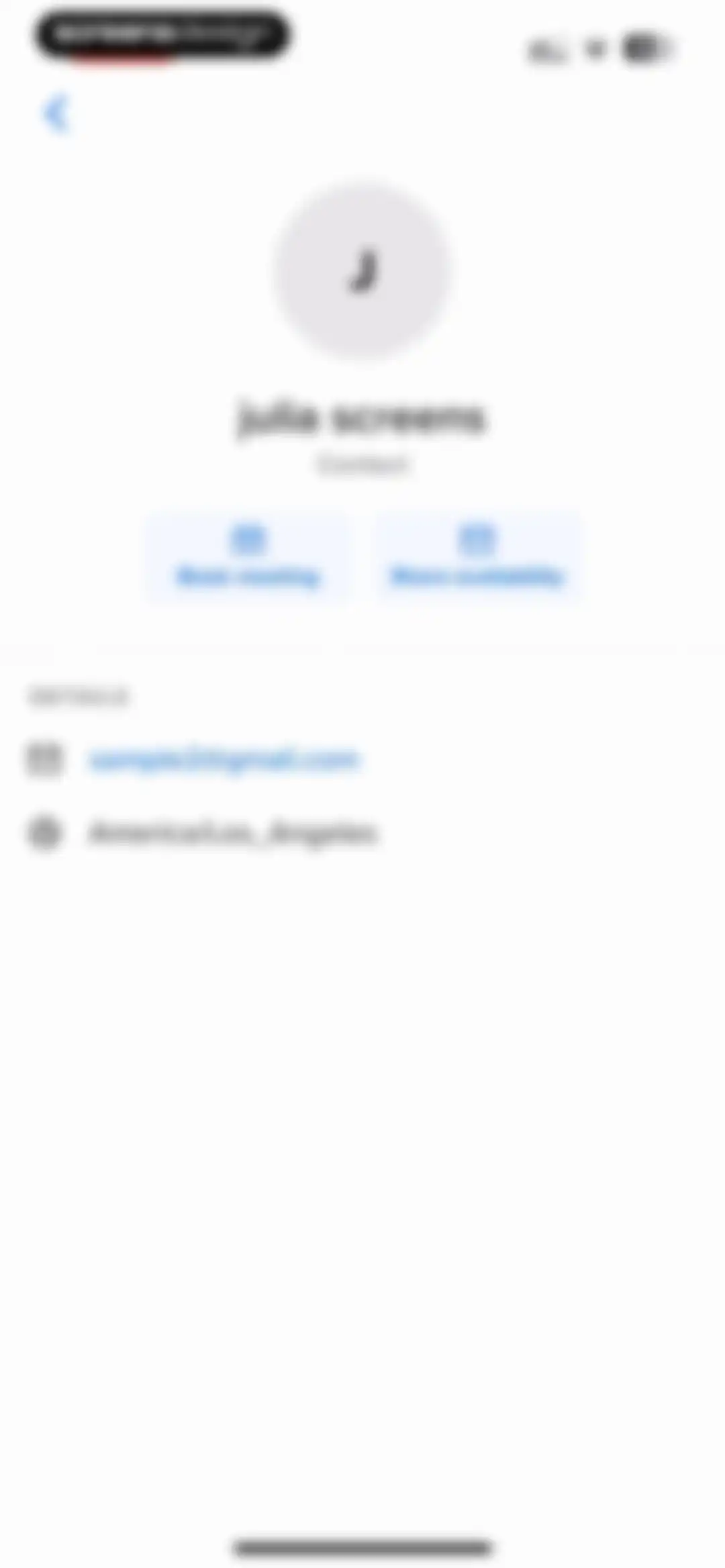 Calendly Mobile screen 84