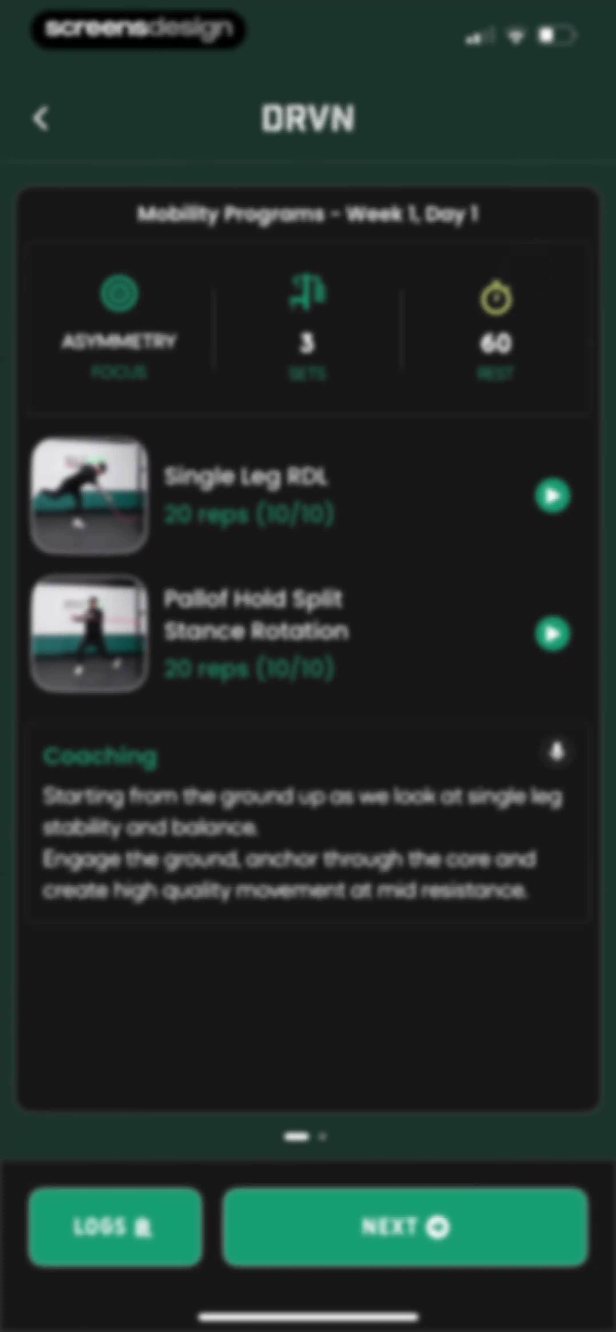 DRVN - Golf & Gym Workouts screen 52