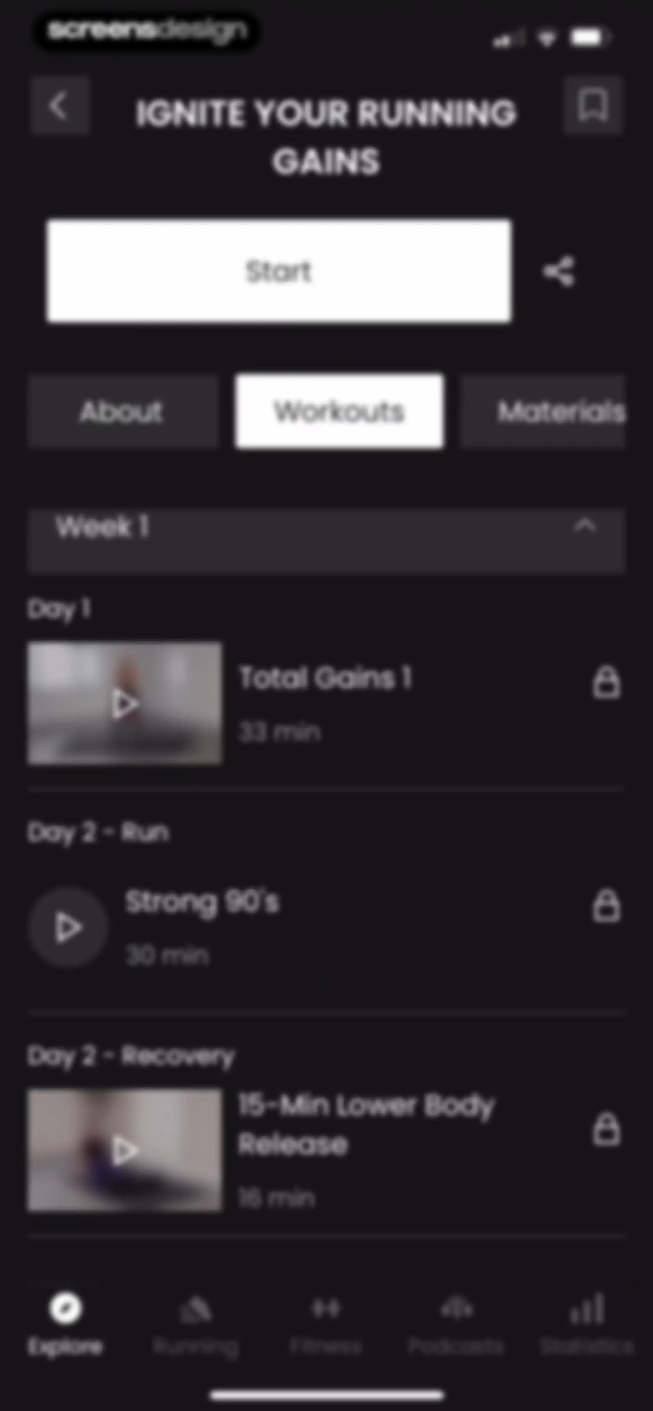 Made4 - Fitness & Running screen 47