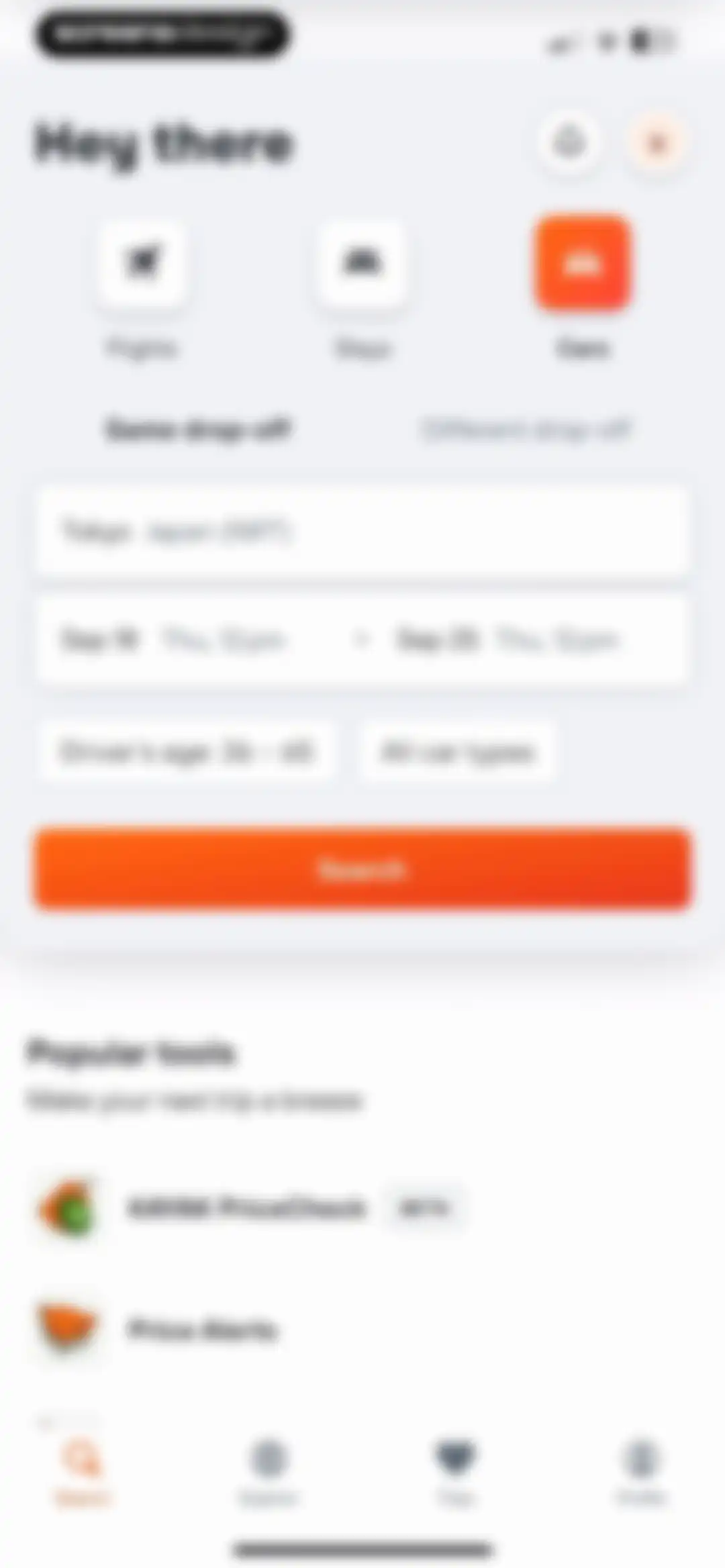 KAYAK: Flights, Hotels & Cars screen 67