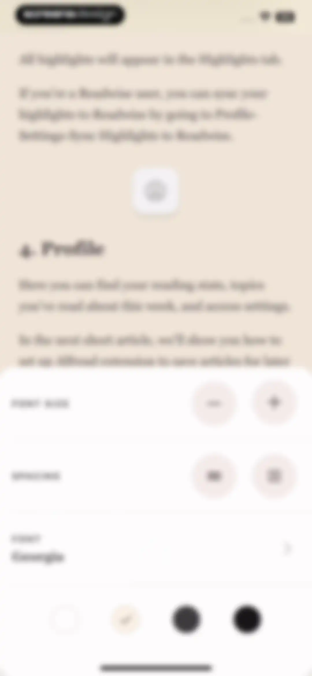 Alfread: grow reading habit screen 19