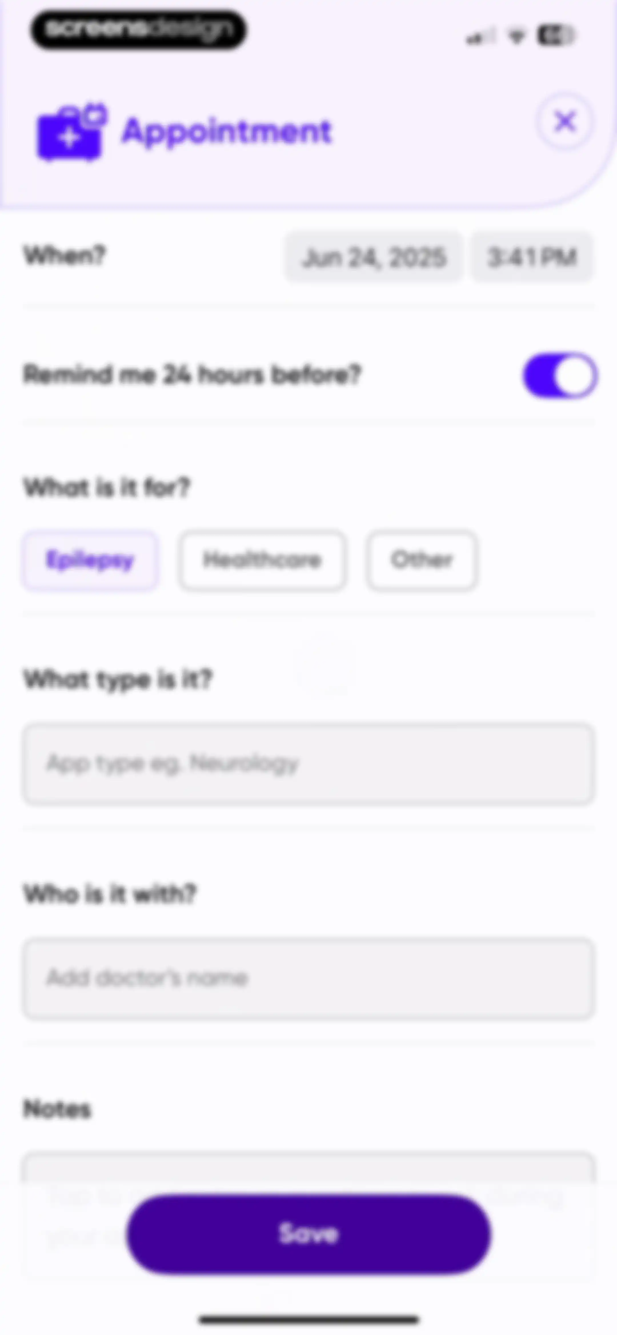 Epsy: Seizure Log for Epilepsy screen 73