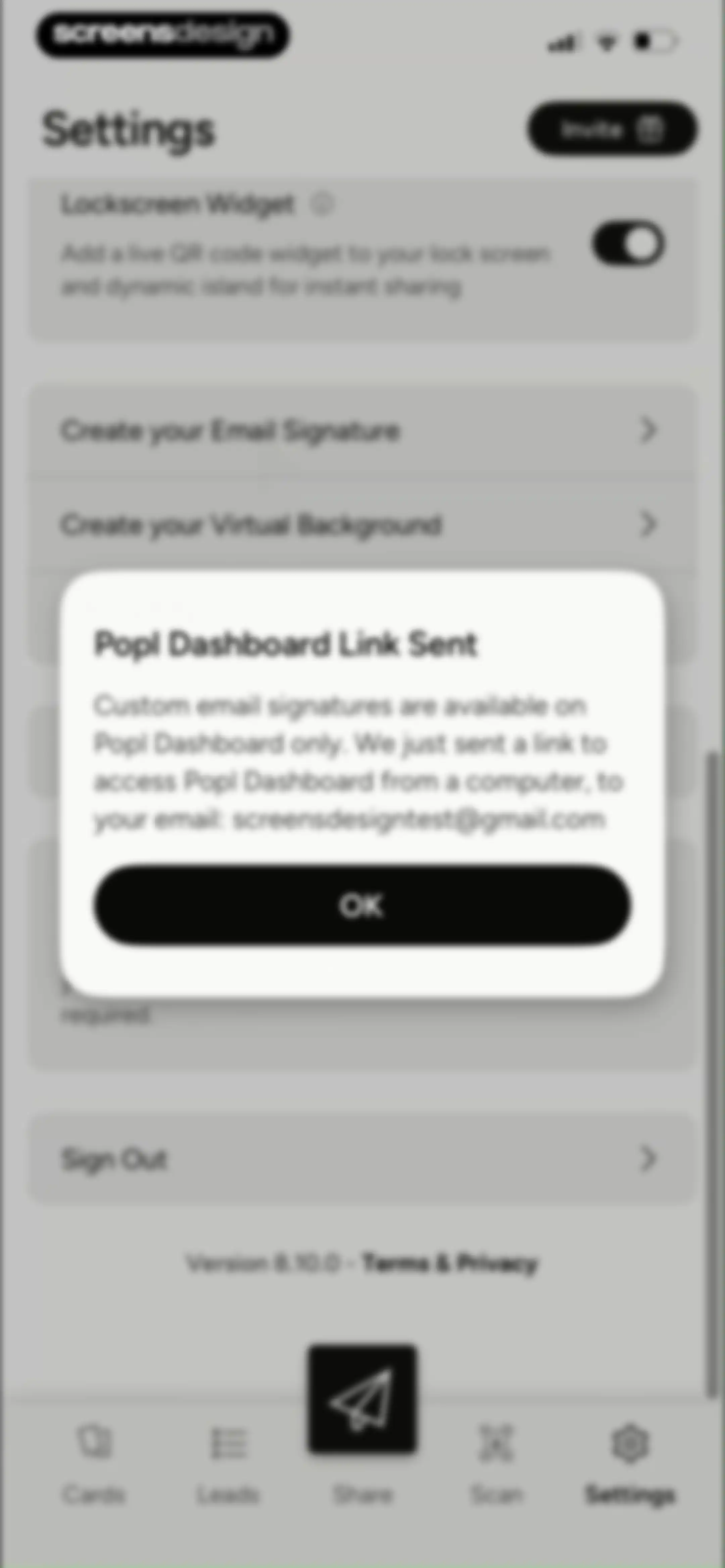 Popl: AI Lead Capture screen 105