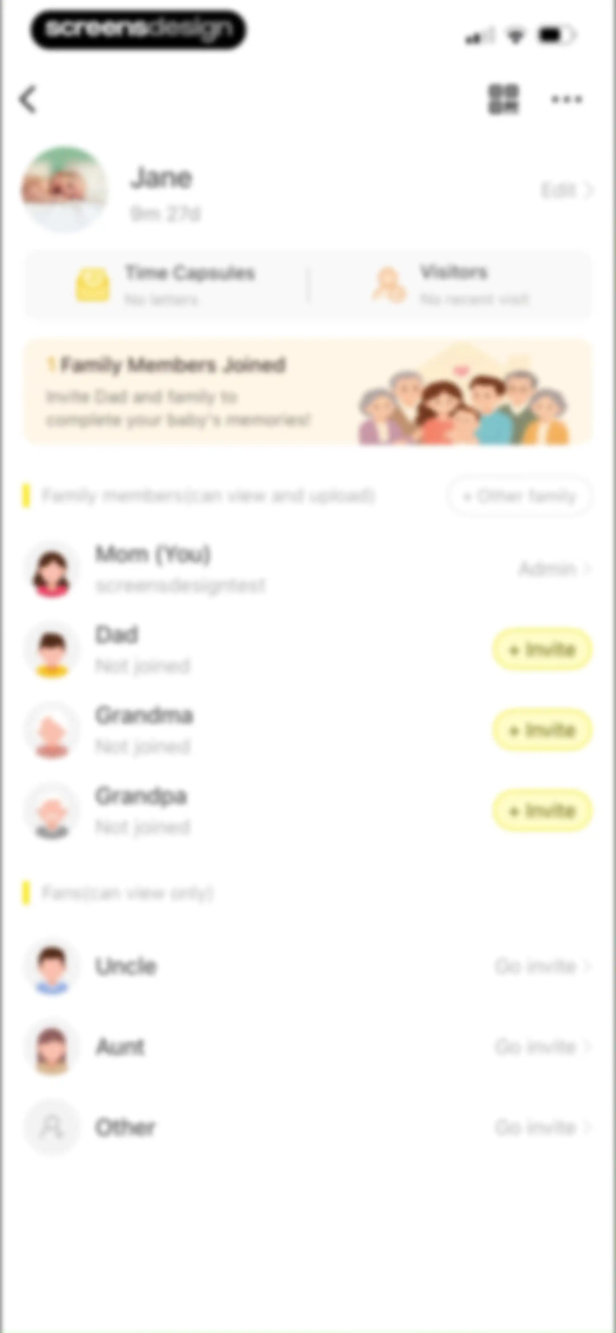 TimeHut - Baby Album screen 17