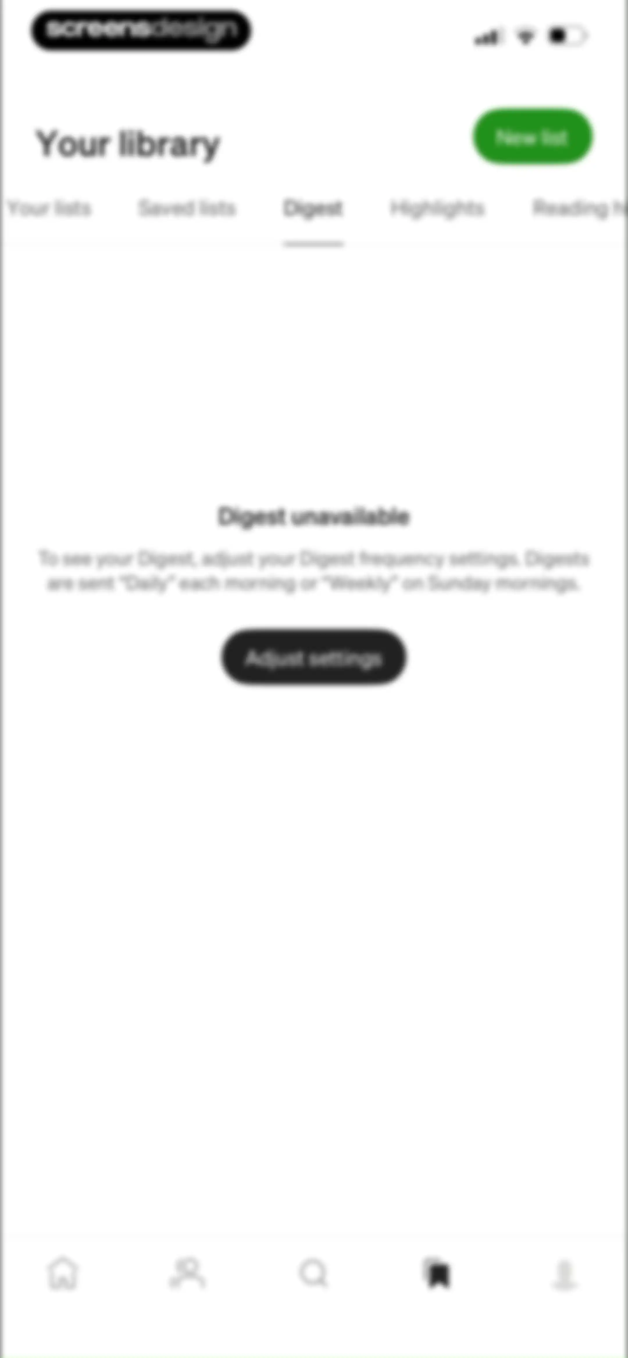Medium: Read & Write Stories screen 99