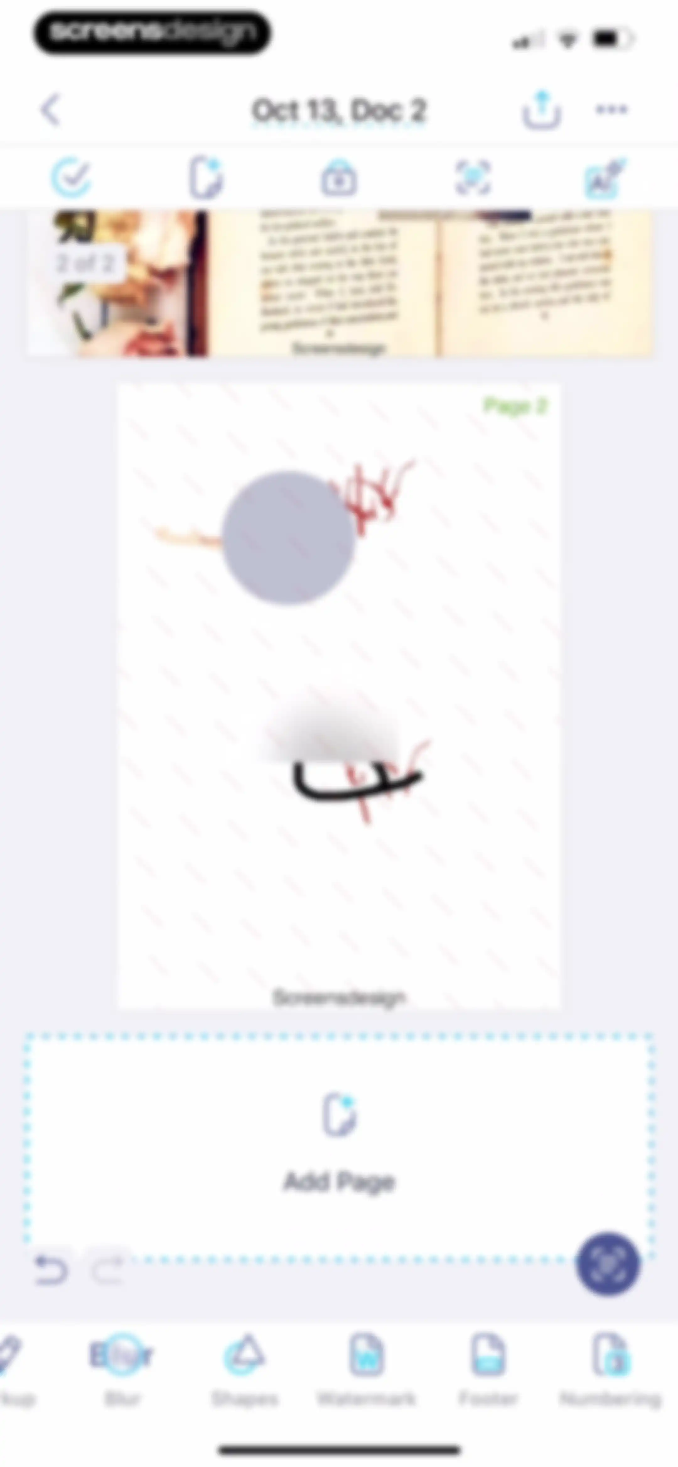 iScanner: PDF Document Scanner screen 102