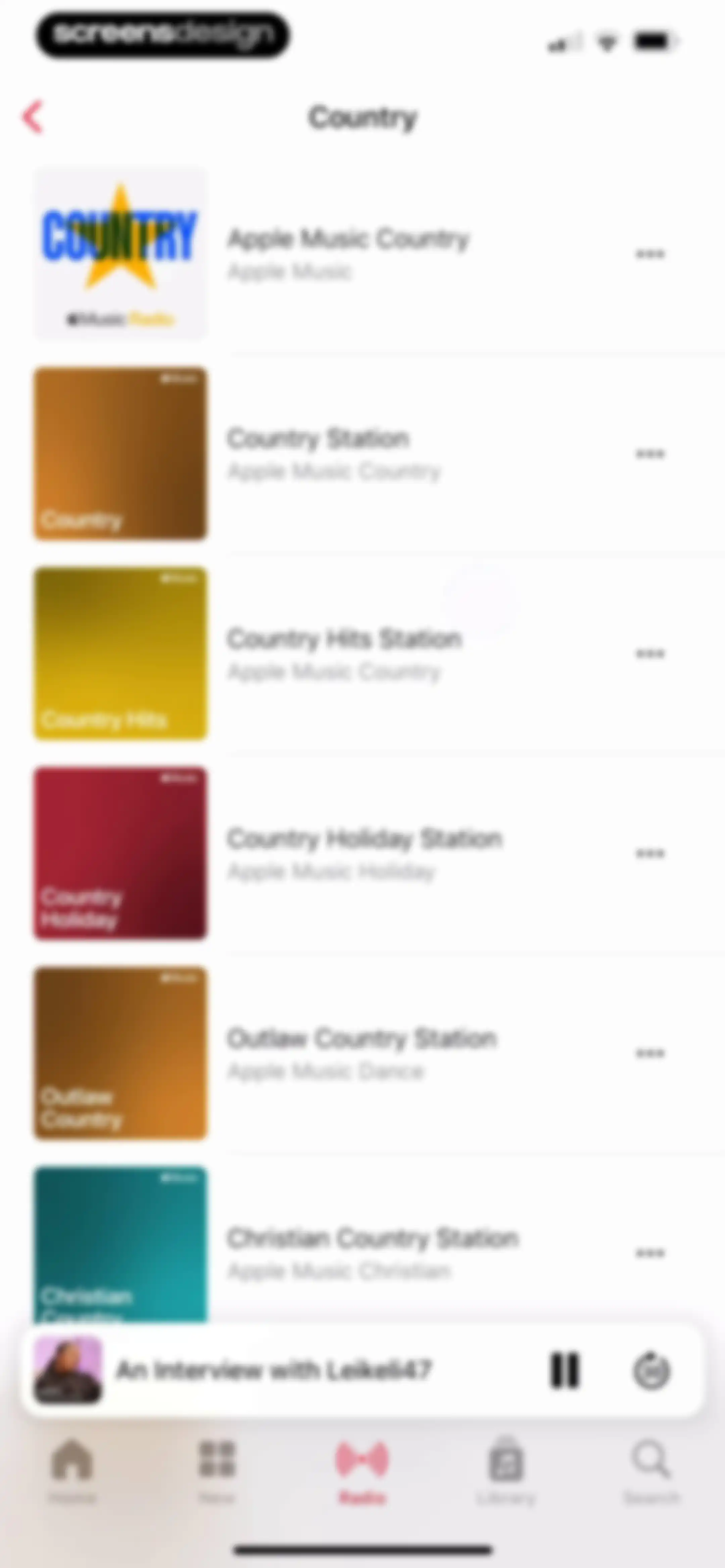 Apple Music screen 88