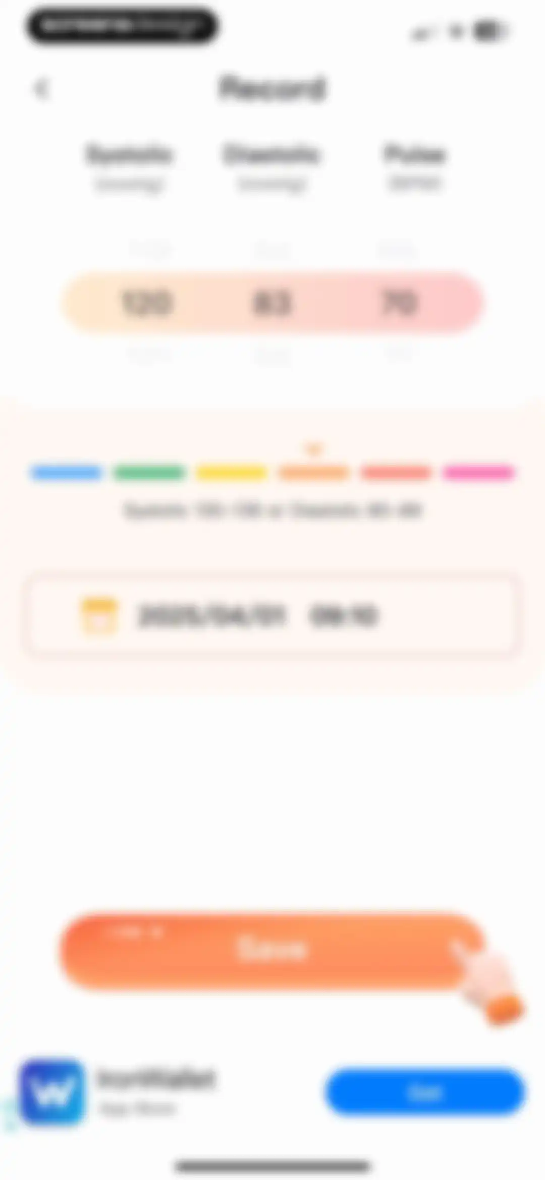 Blood Pressure Level Checker screen 20