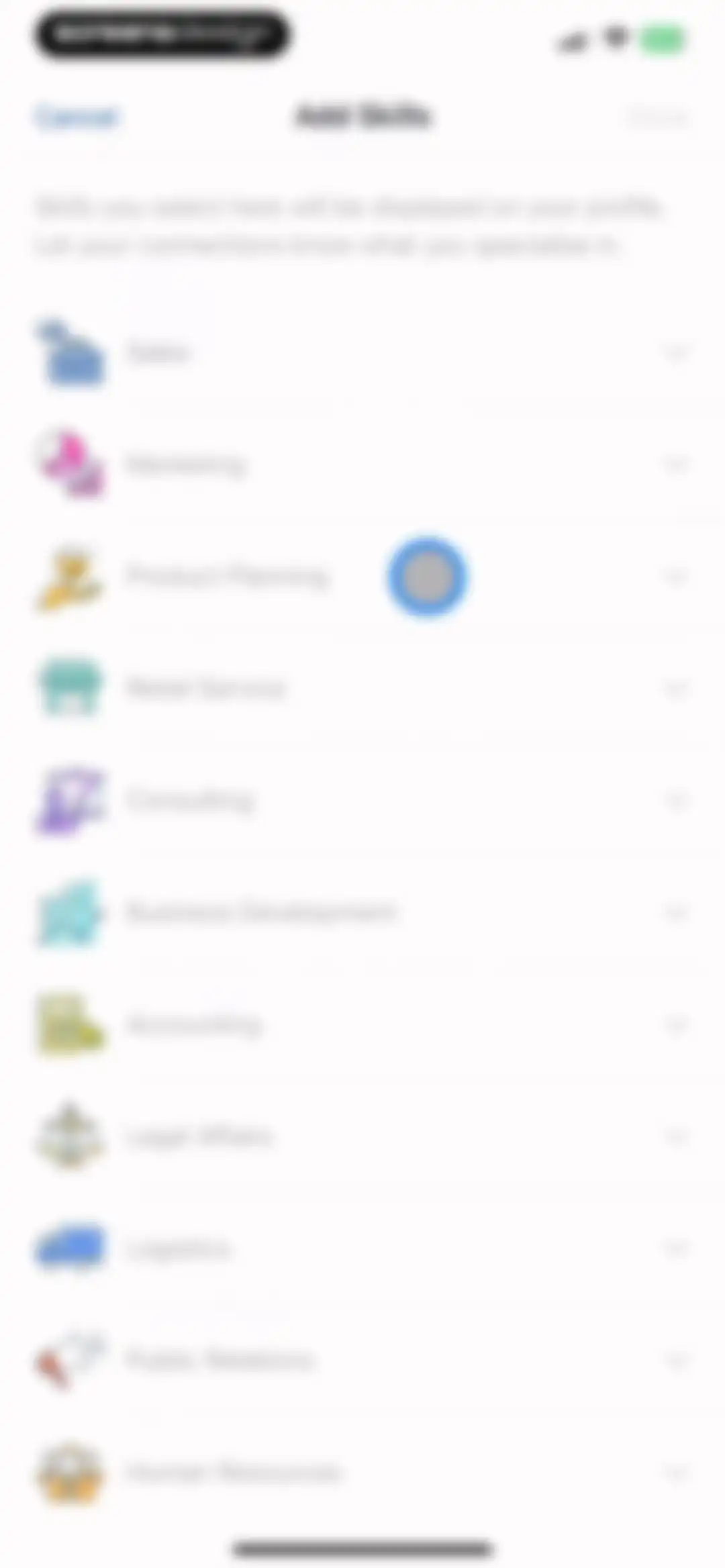 Eight: Business Card Manager screen 47