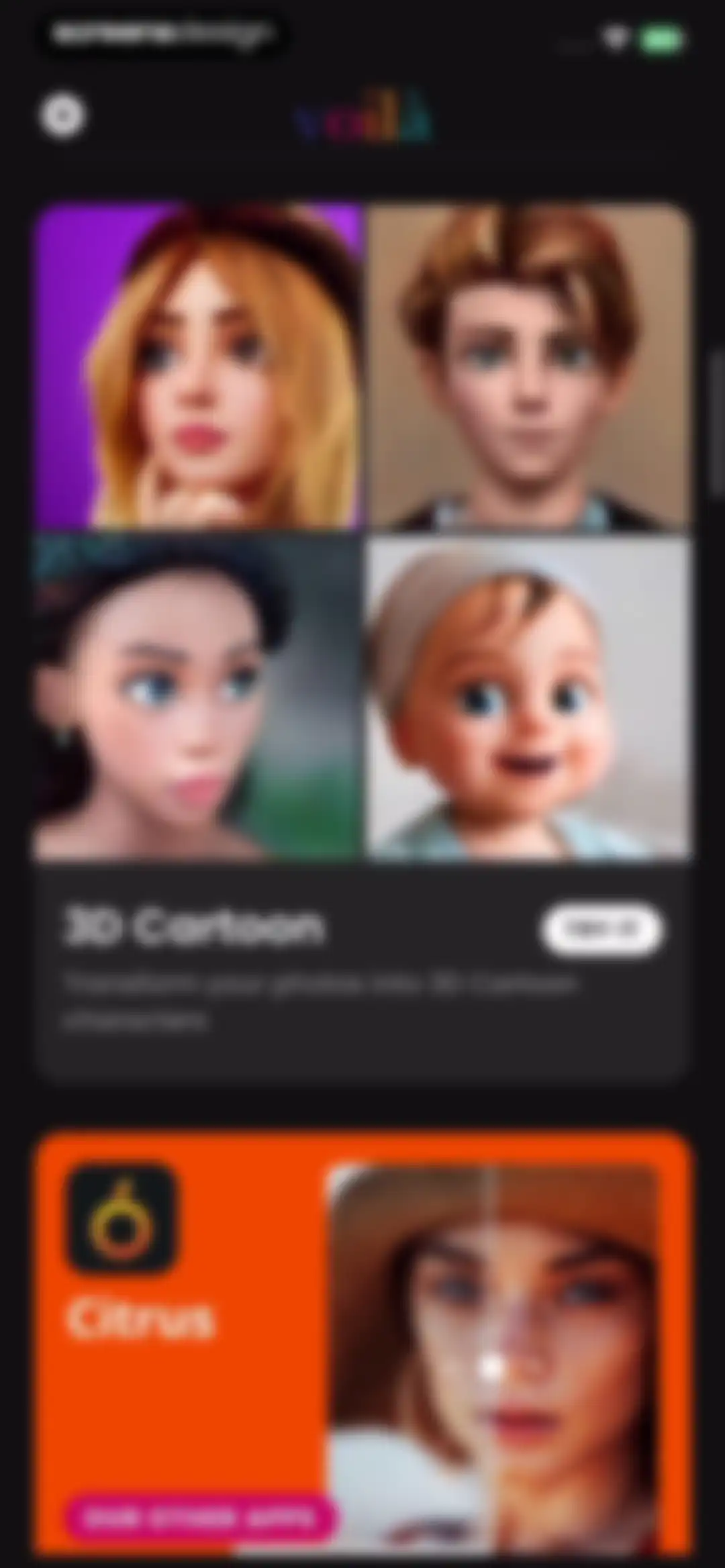 Voilà AI Artist Cartoon Filter screen 20