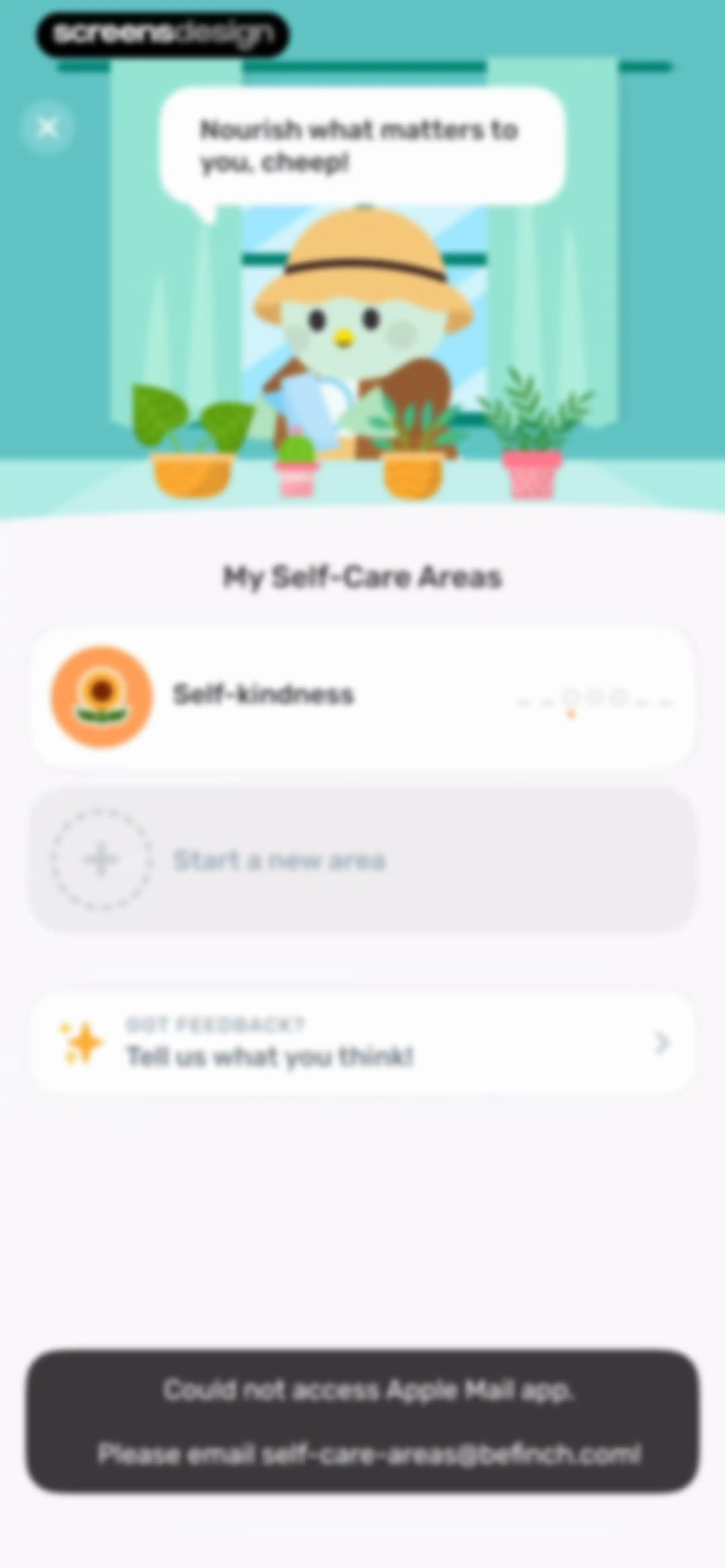 Finch: Self-Care Pet screen 82