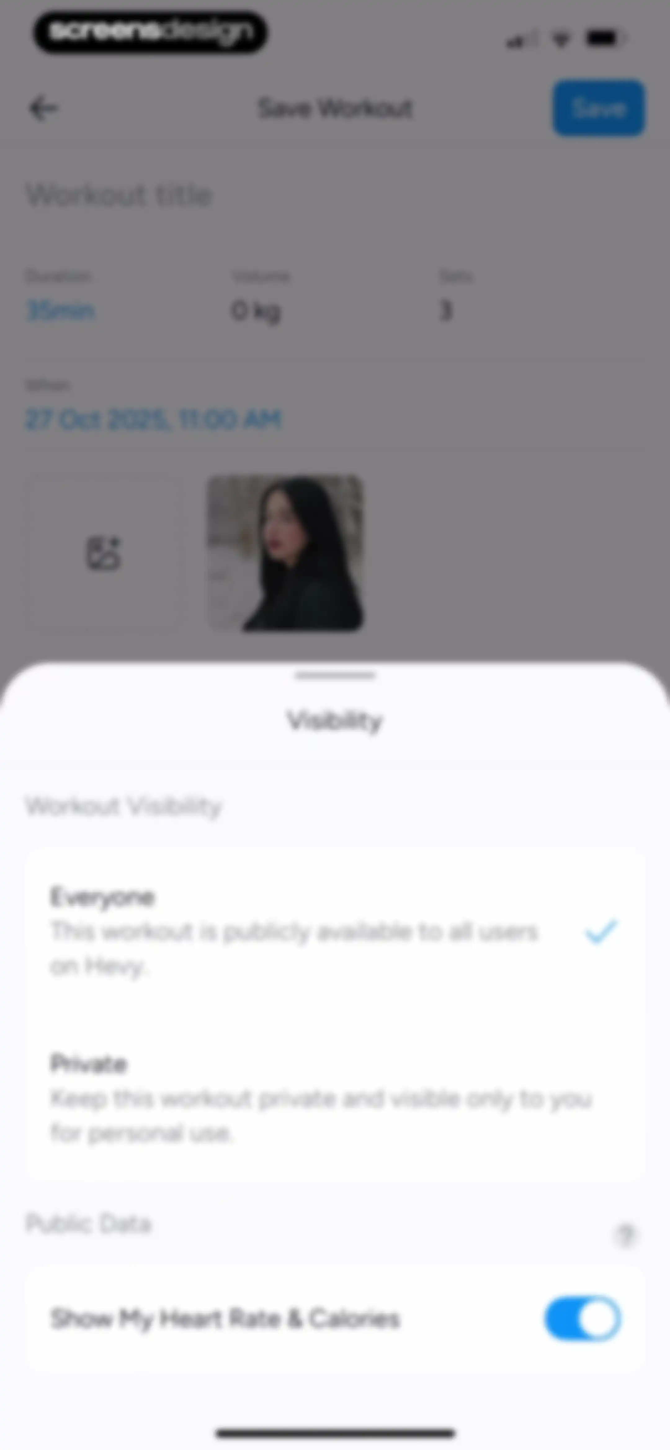 Hevy - Workout Tracker Gym Log screen 78