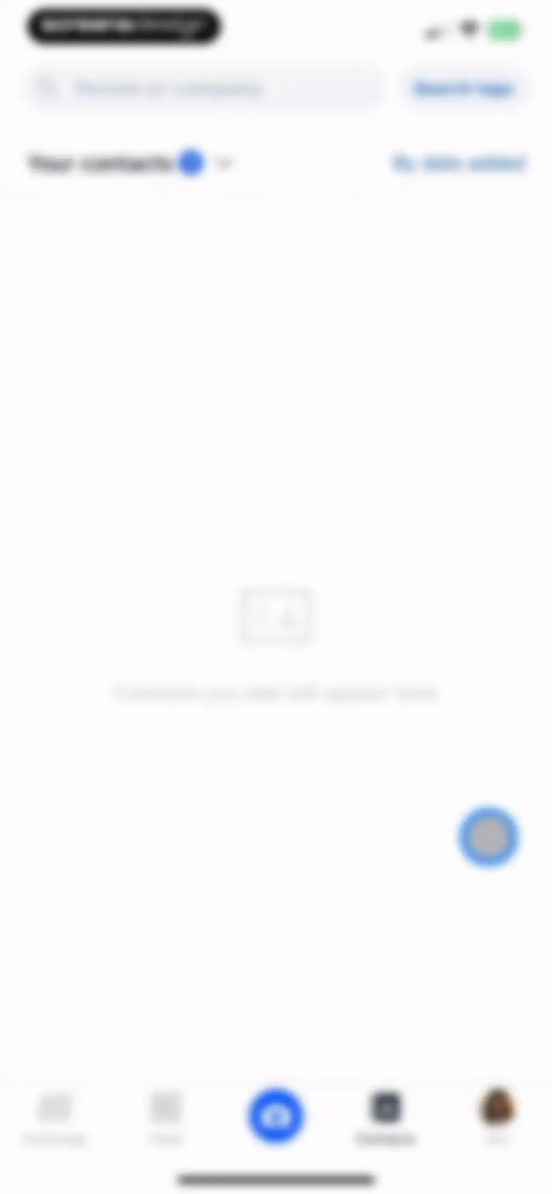 Eight: Business Card Manager screen 40
