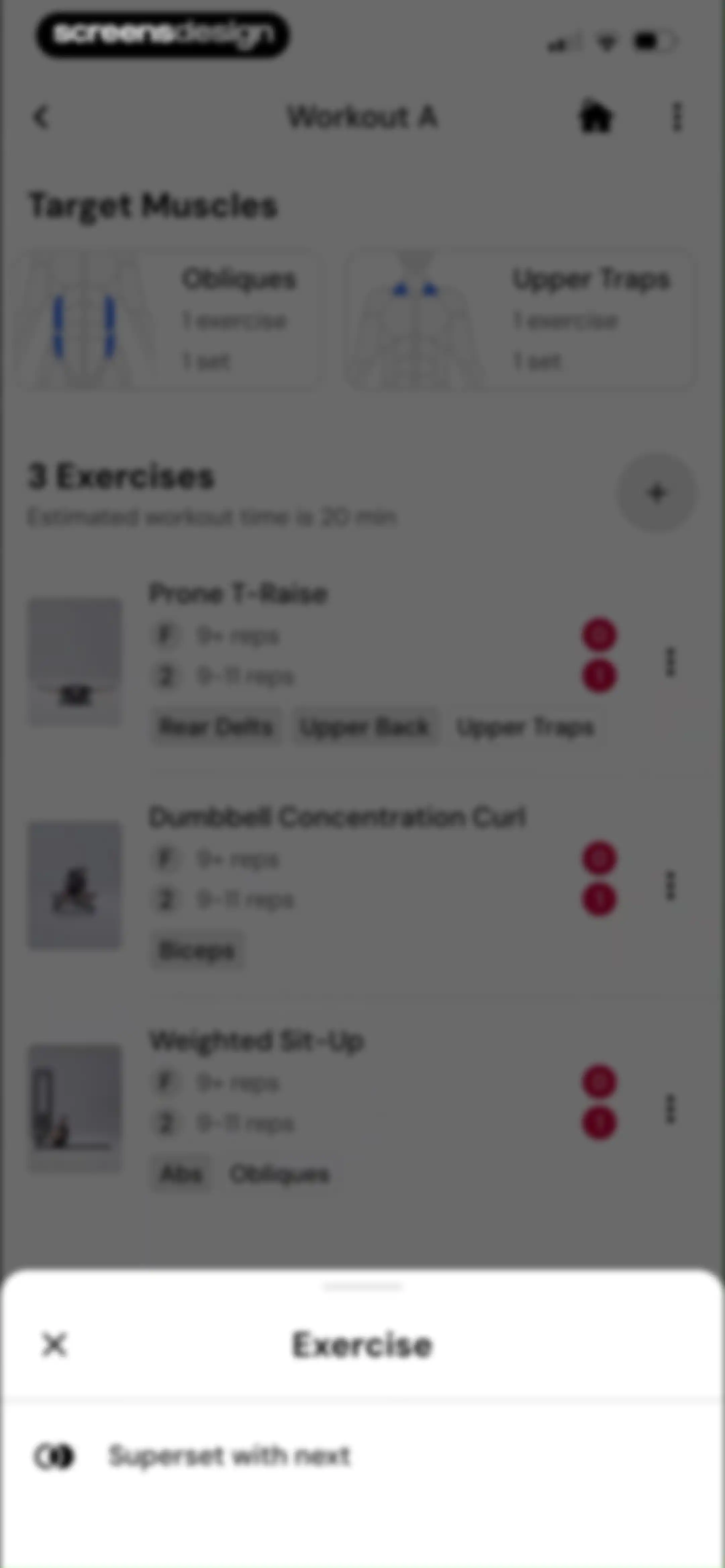 MacroFactor Workouts - Tracker screen 72
