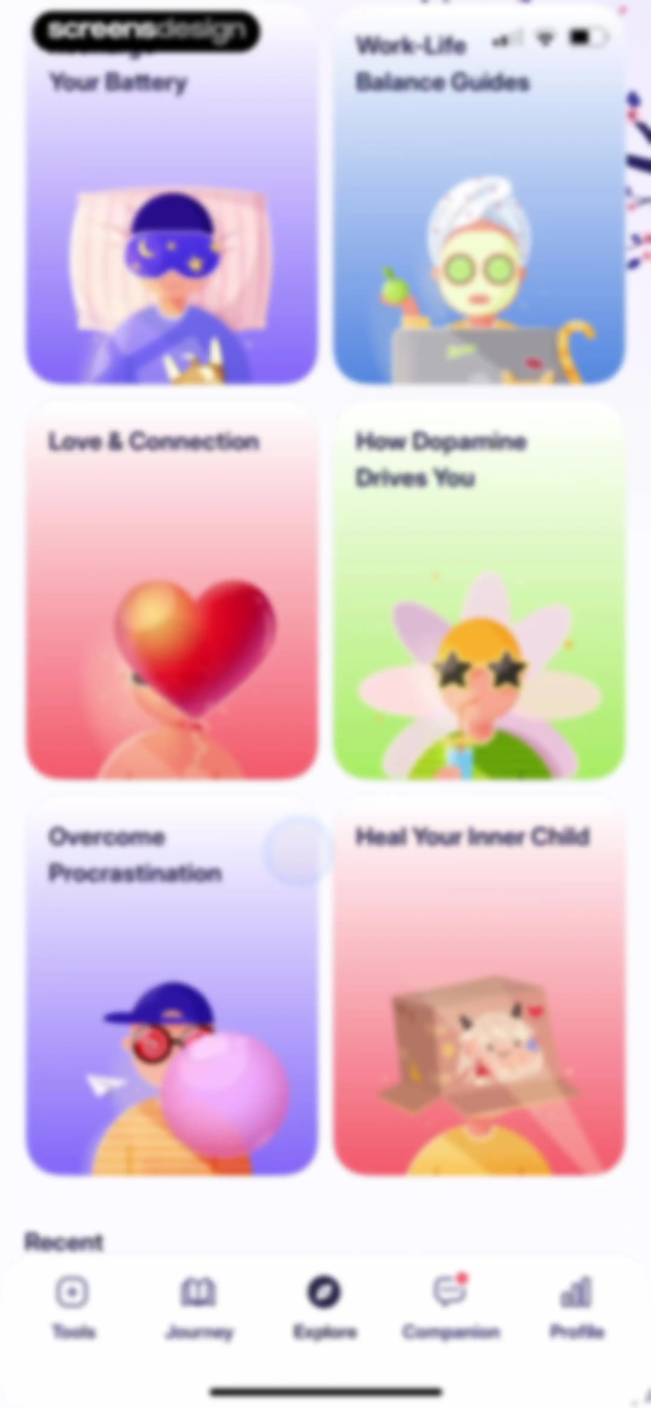 Liven: Discover yourself screen 136