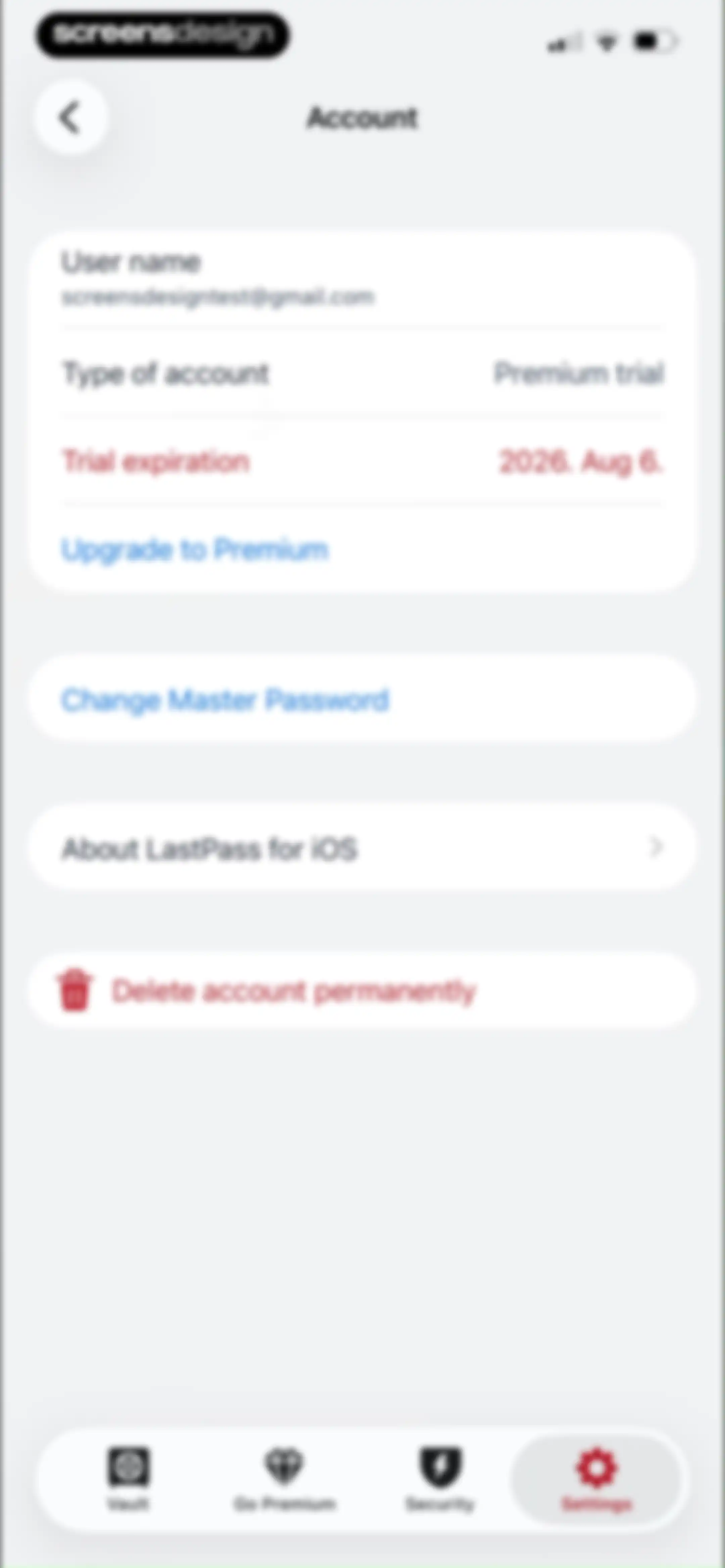 LastPass Password Manager screen 80
