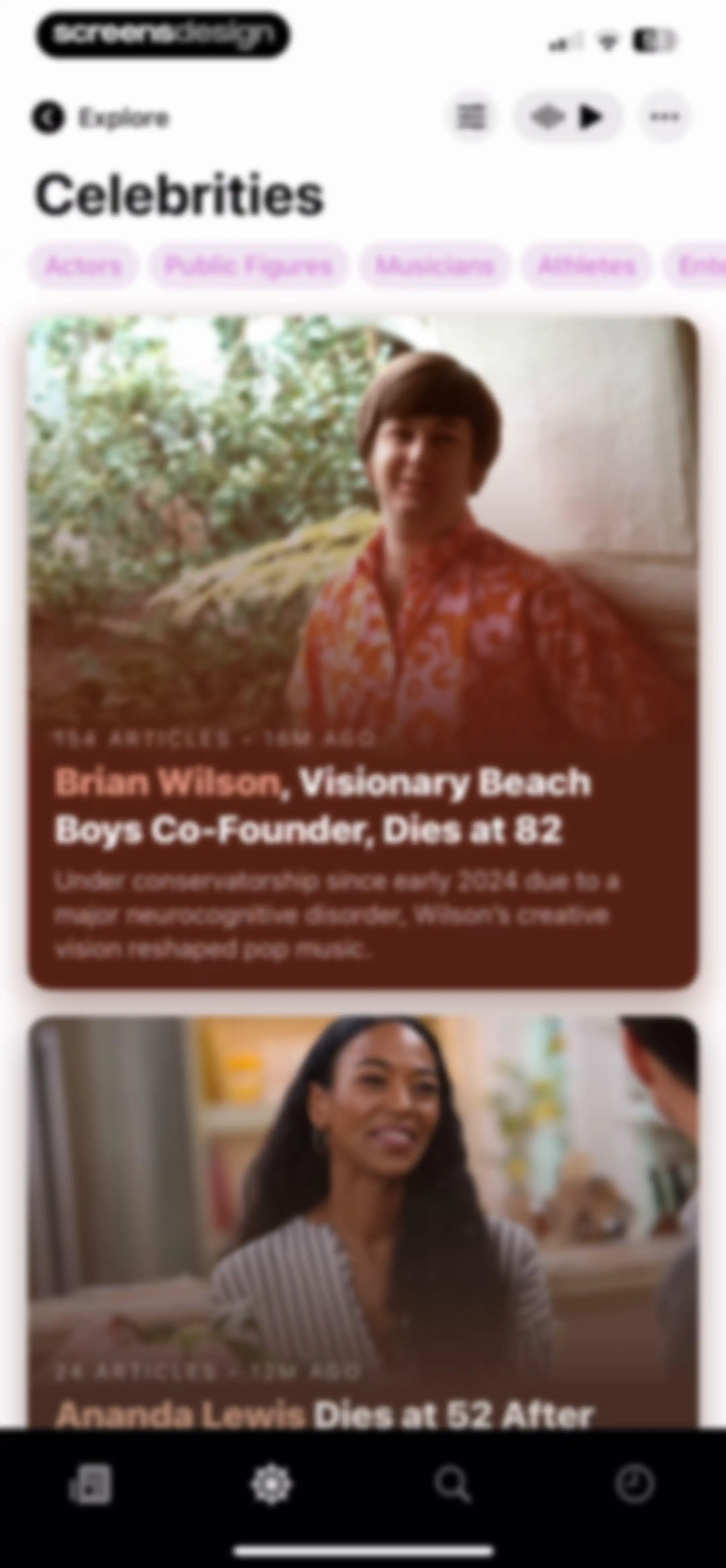 Particle: Personalized News screen 93