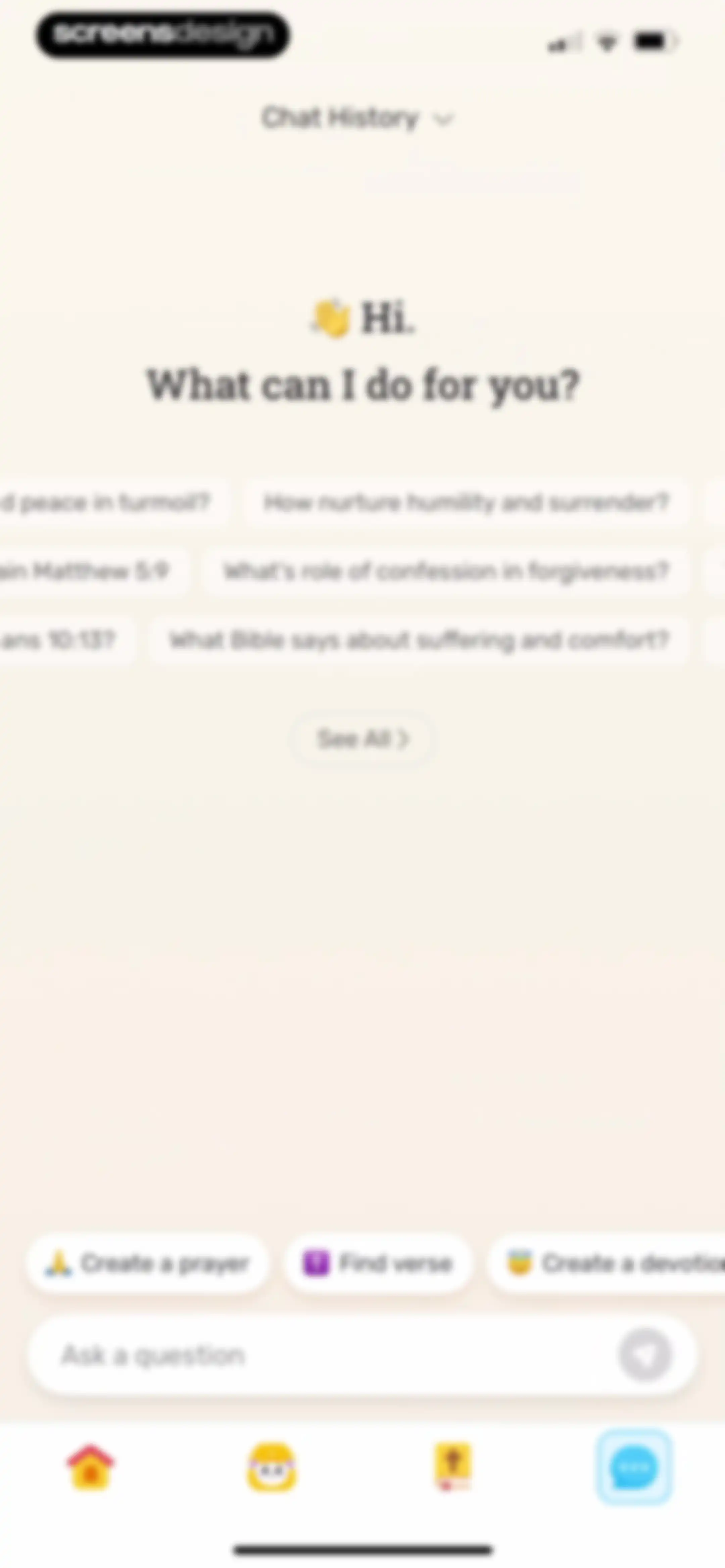 Bible Study - Manna screen 112