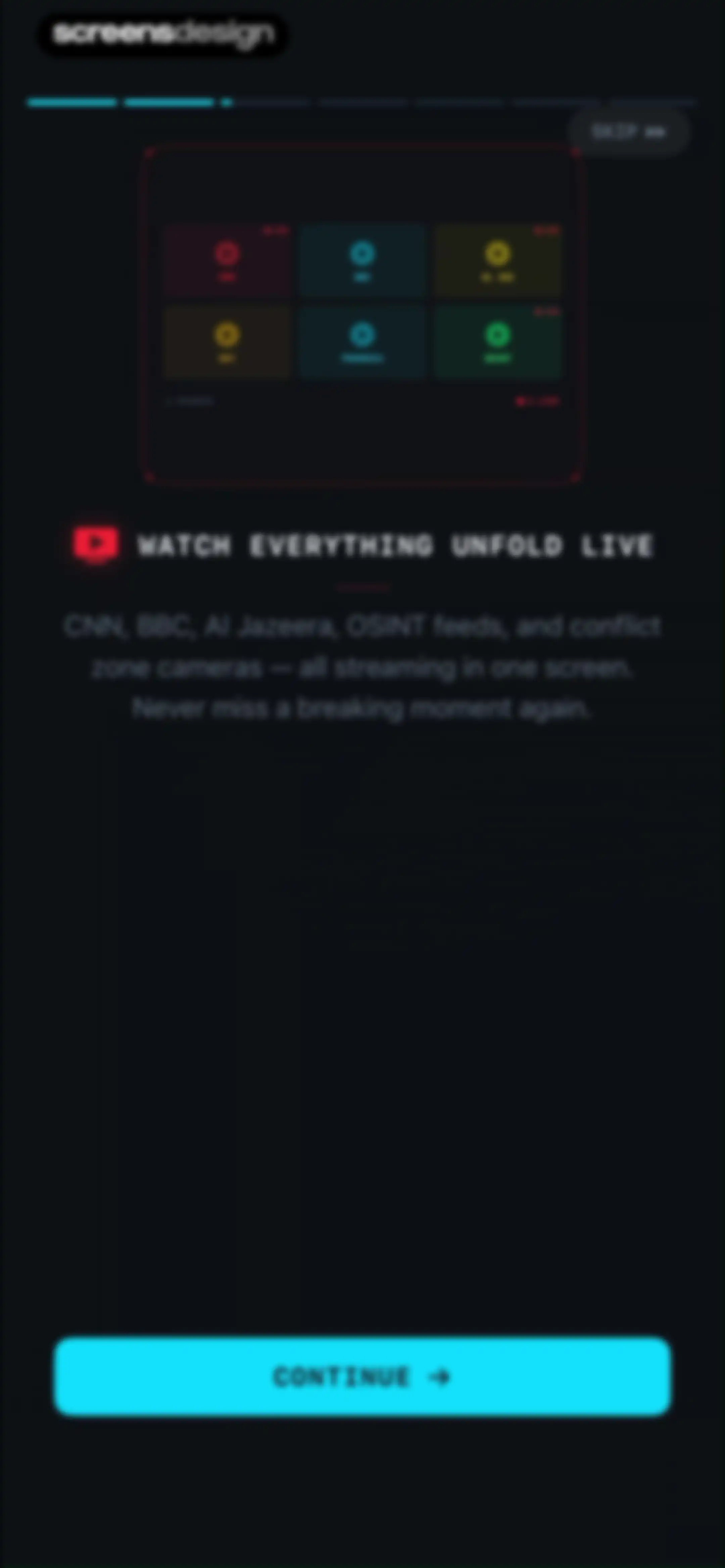 World Monitor Real-Time Intel screen 10