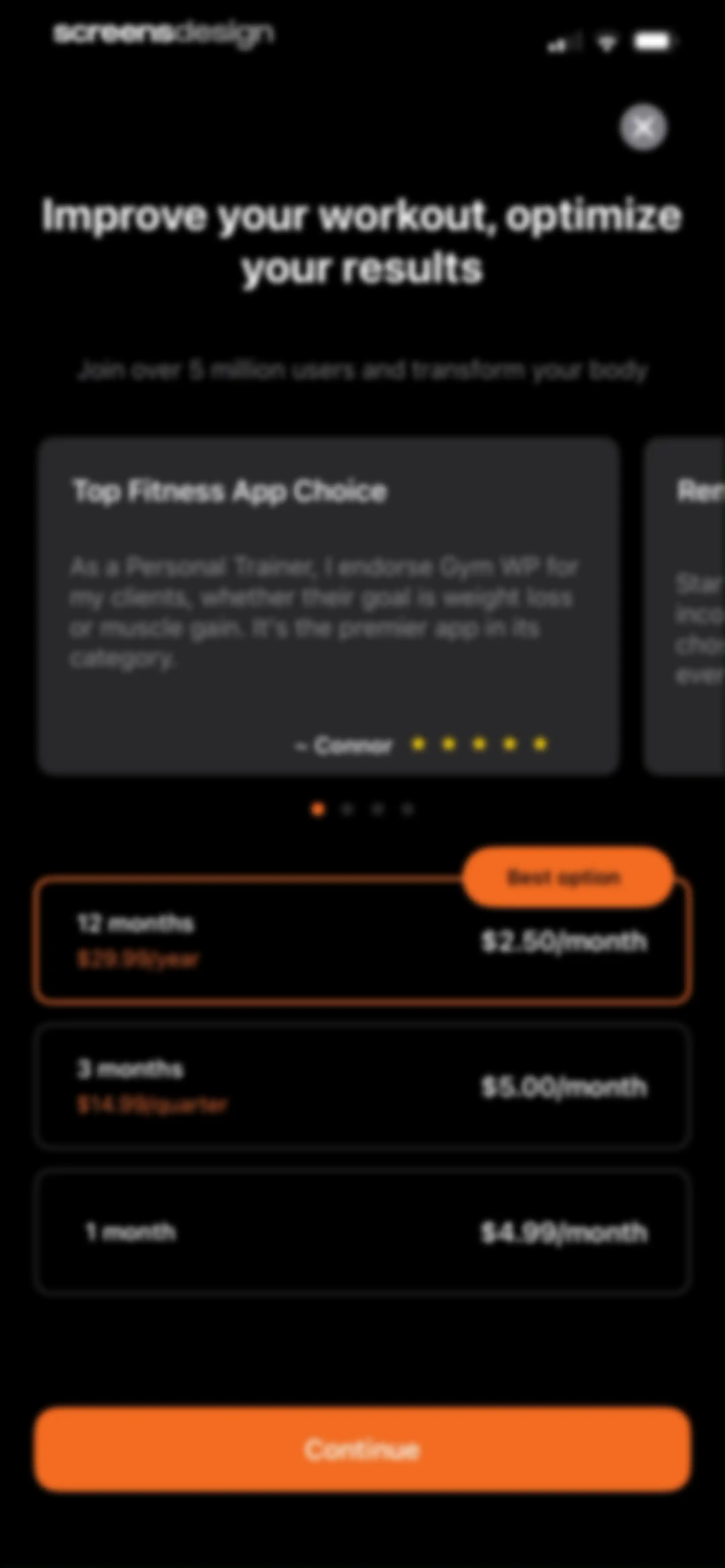 Gym WP - Workout Planner & Log screen 69
