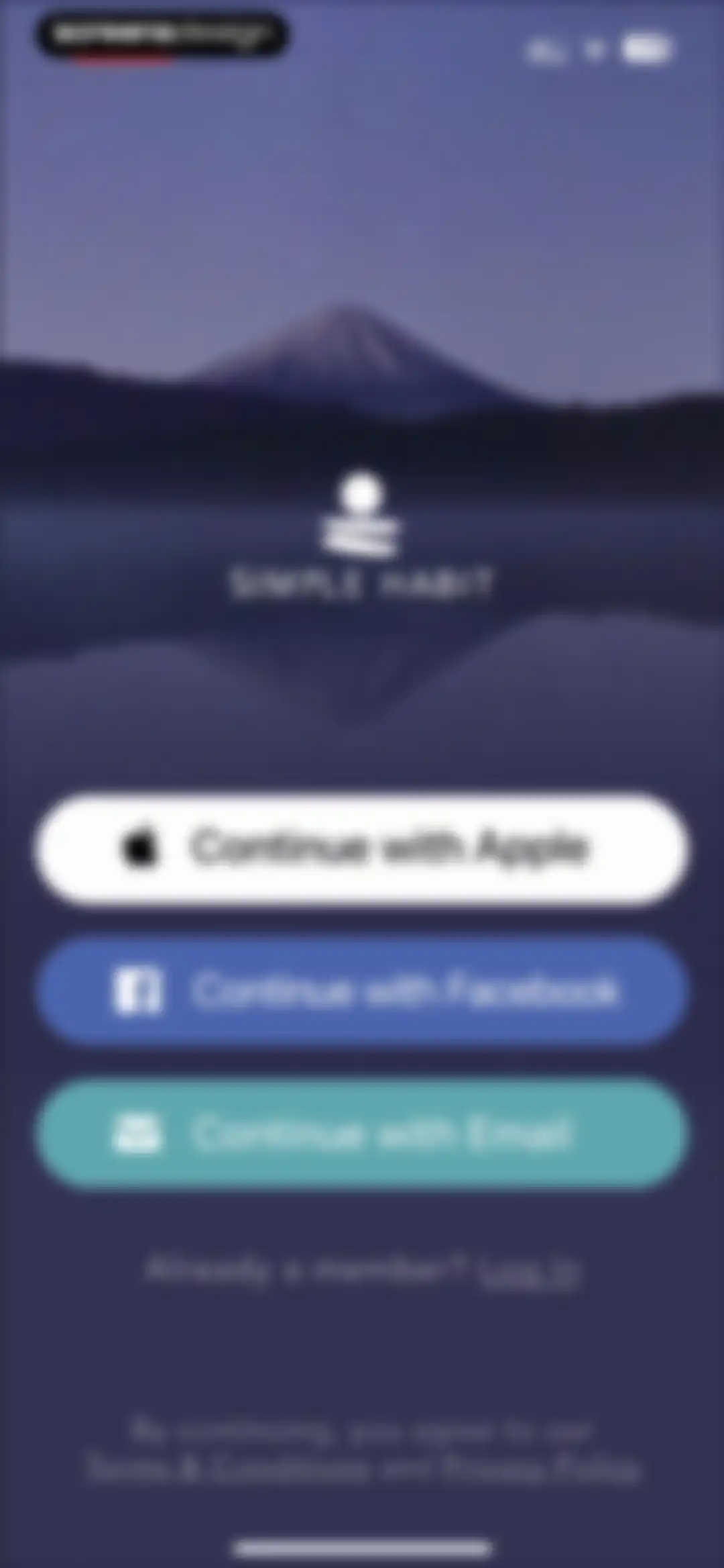 Simple Habit Sleep, Meditation screen 1