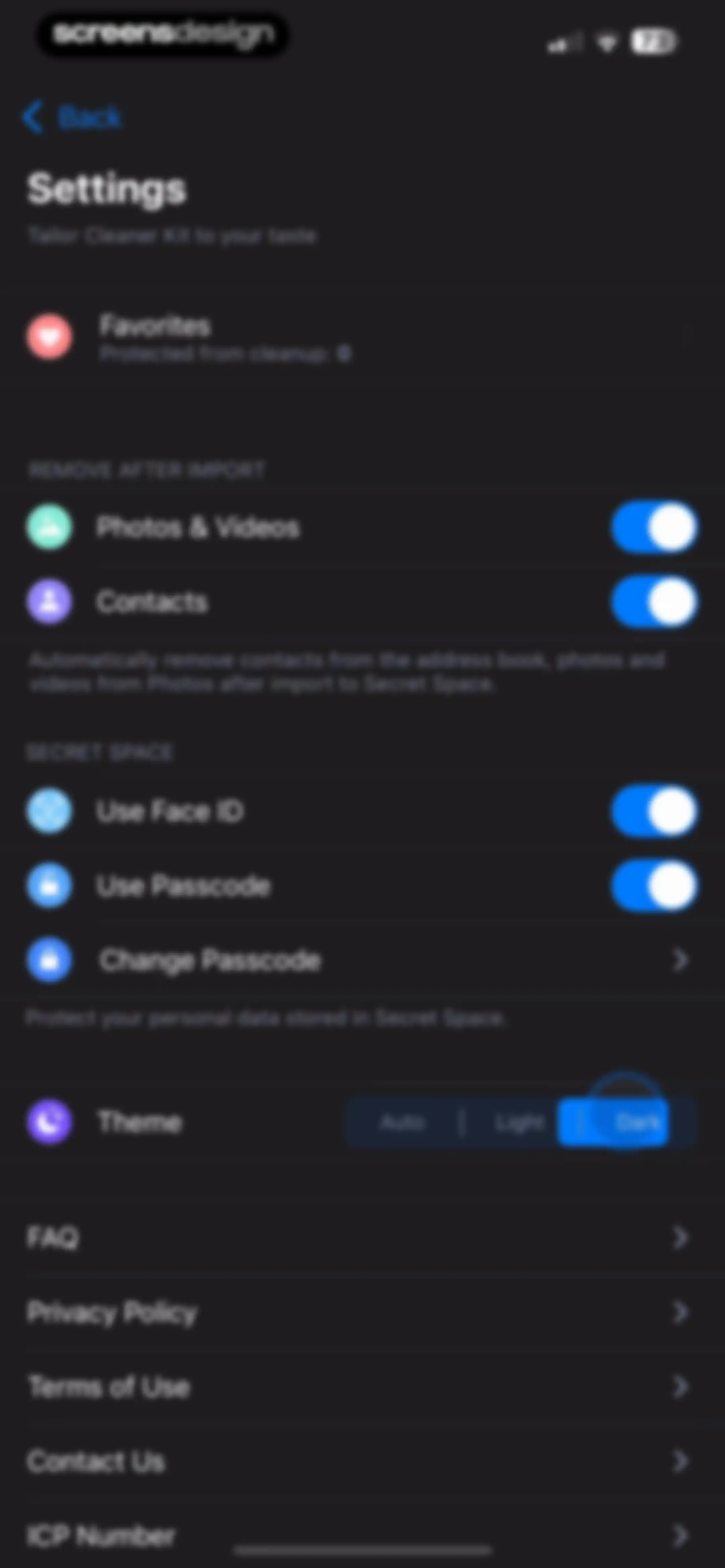 Cleaner Kit - Clean Up Storage screen 146