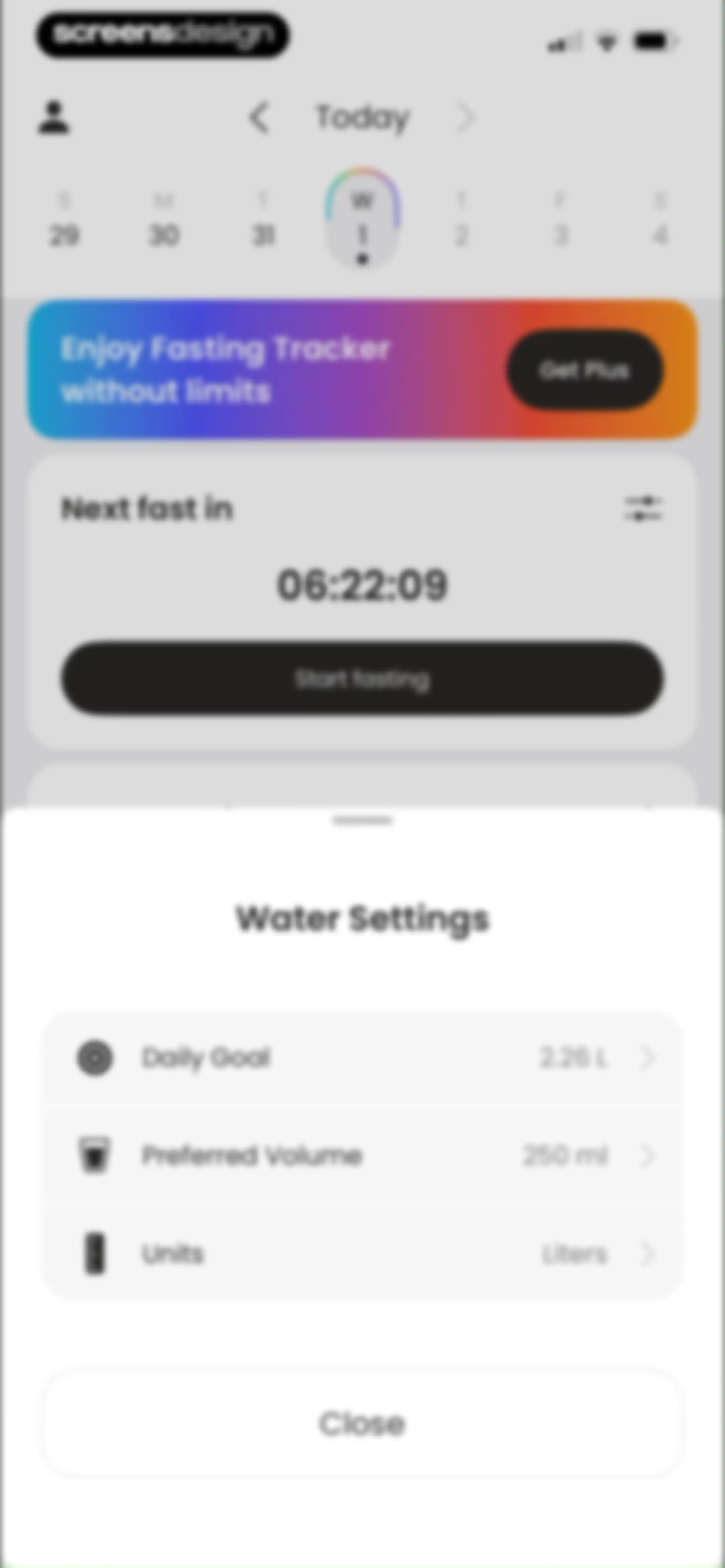 Fasting App: Tracker & Timer screen 111