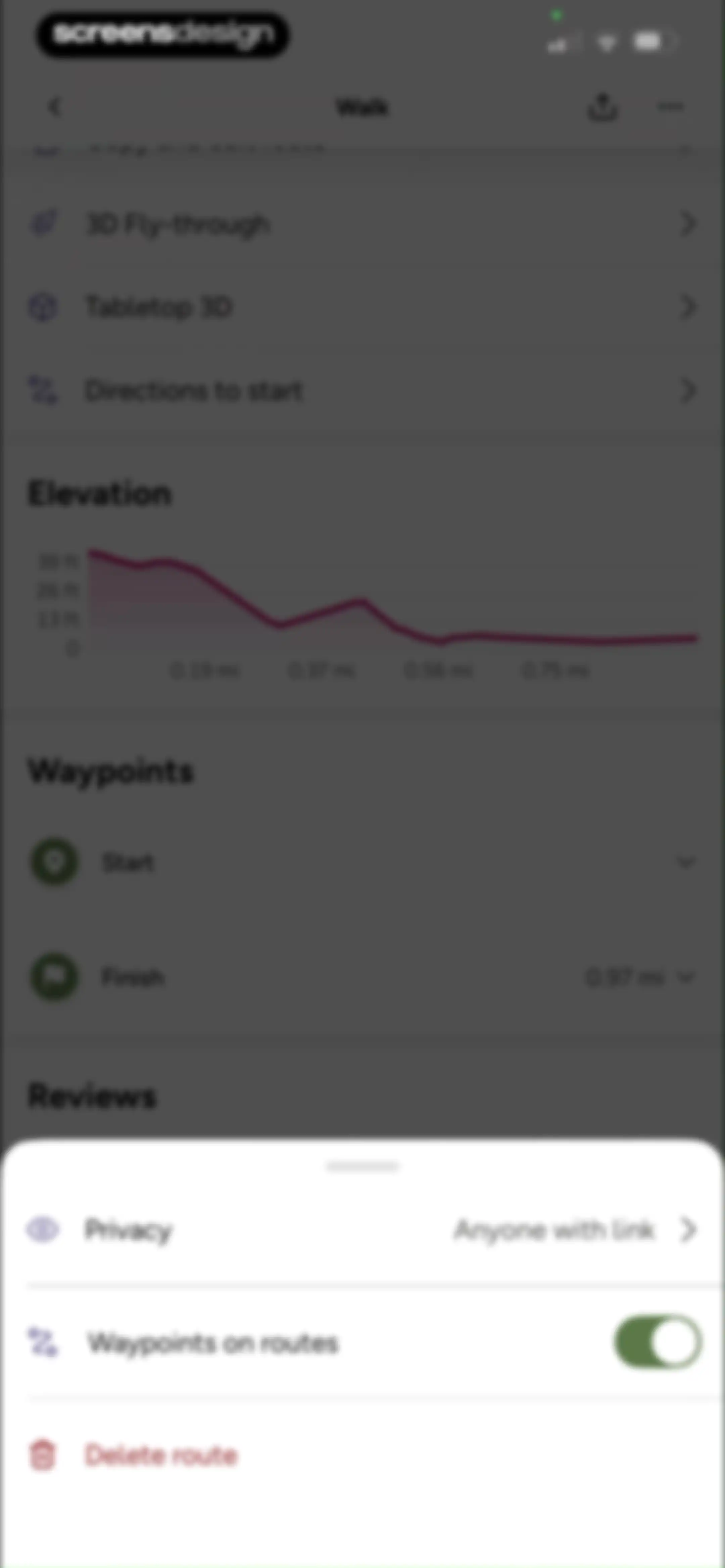 OS Maps: Walk, Hike, Run, Bike screen 98