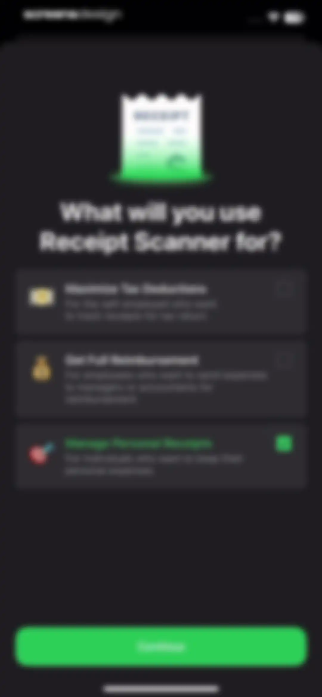 Receipt Scanner・Track Expenses screen 10
