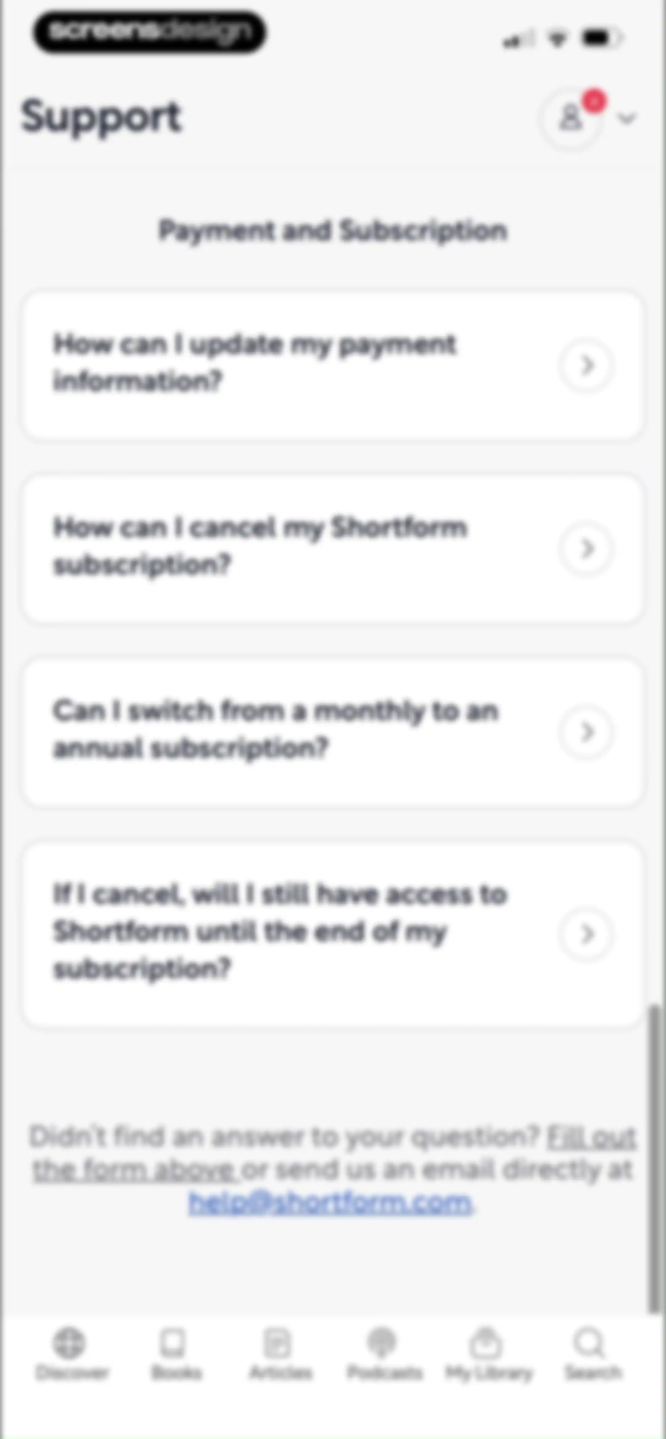 Shortform Daily Book Summaries screen 146