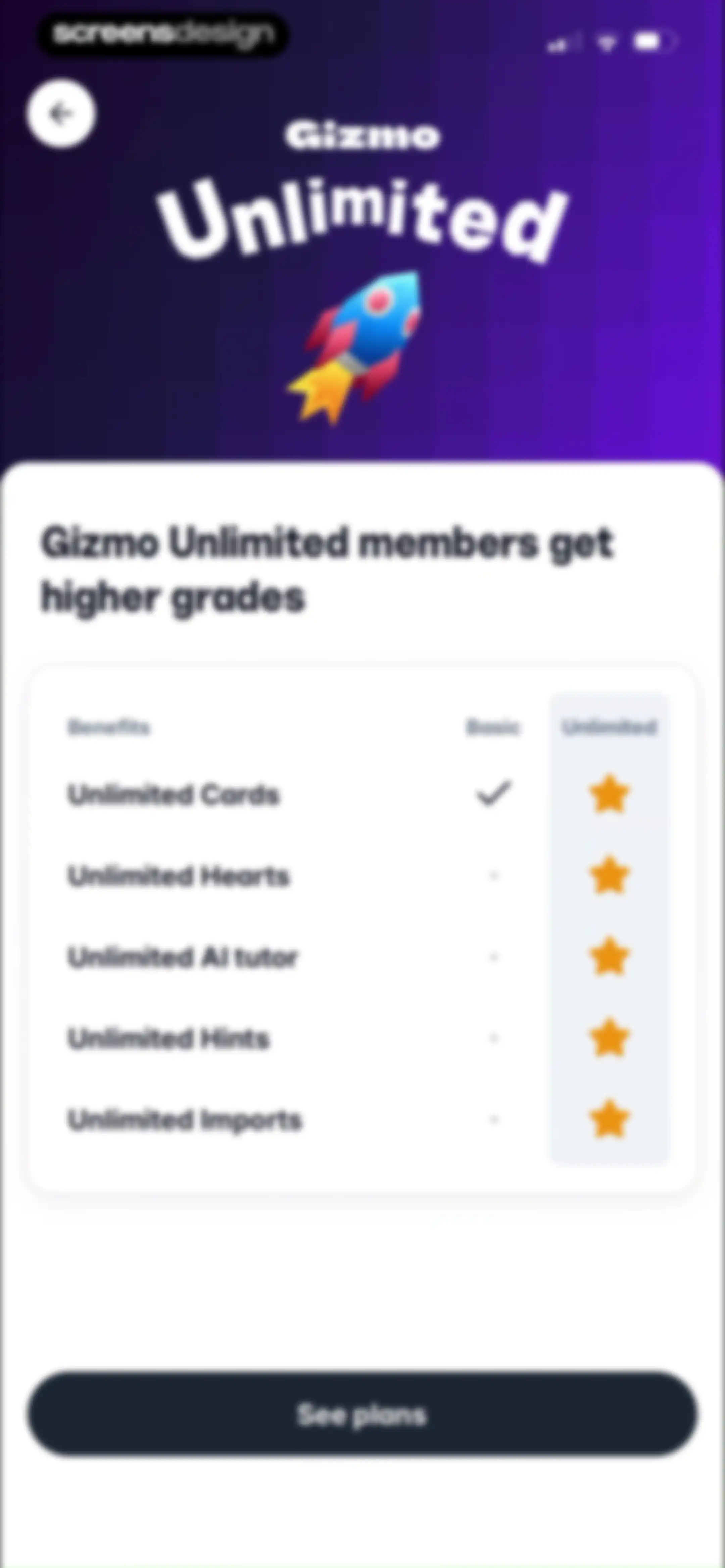 Gizmo: AI Tutor screen 96