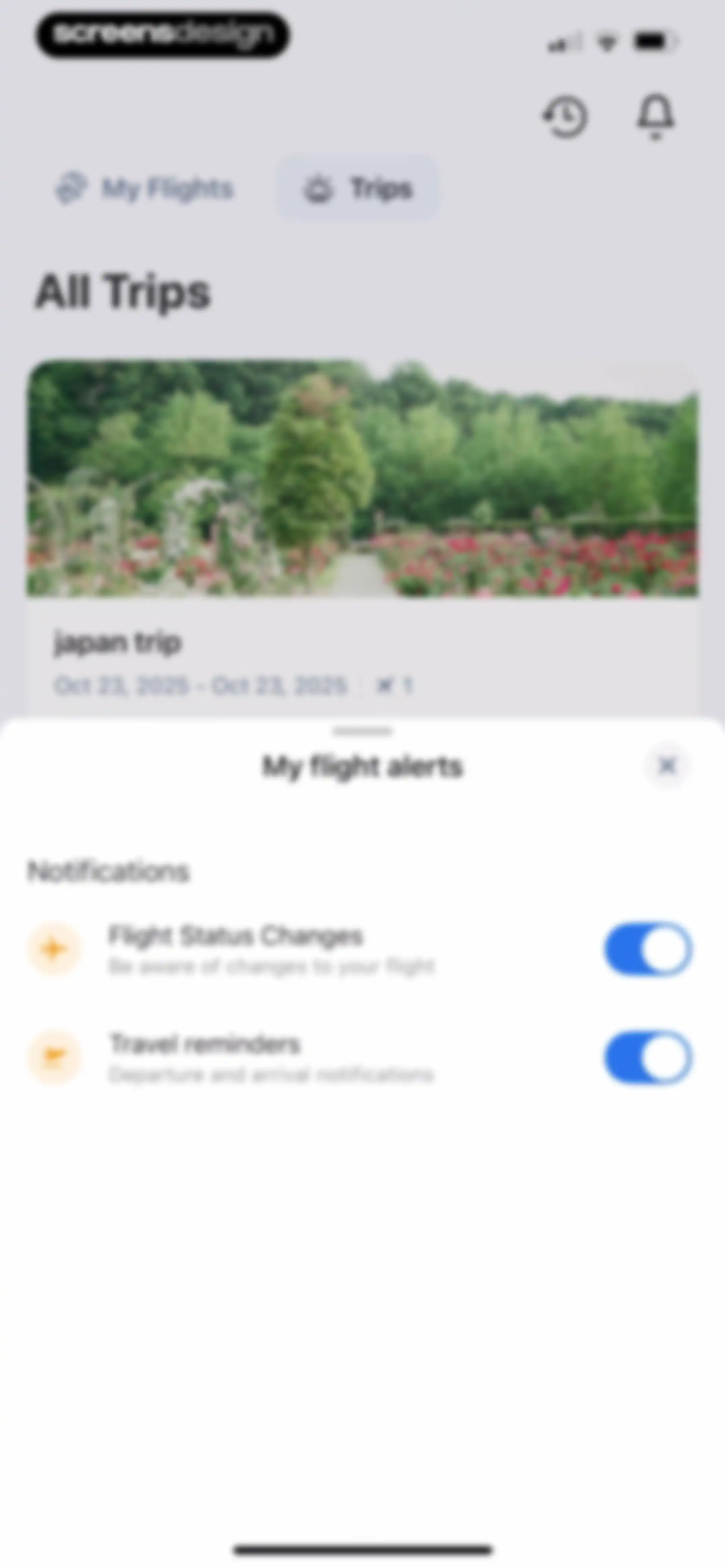 Flight Tracker + screen 88