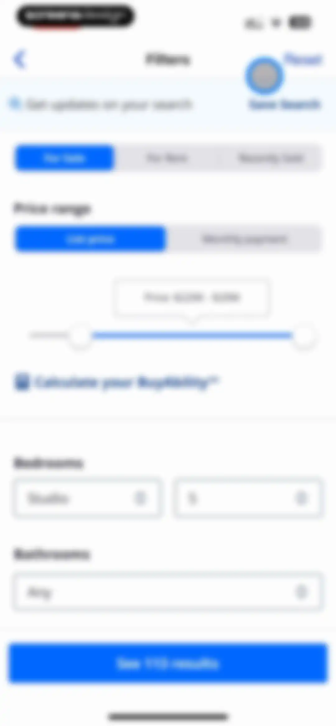 Zillow Real Estate & Rentals screen 77