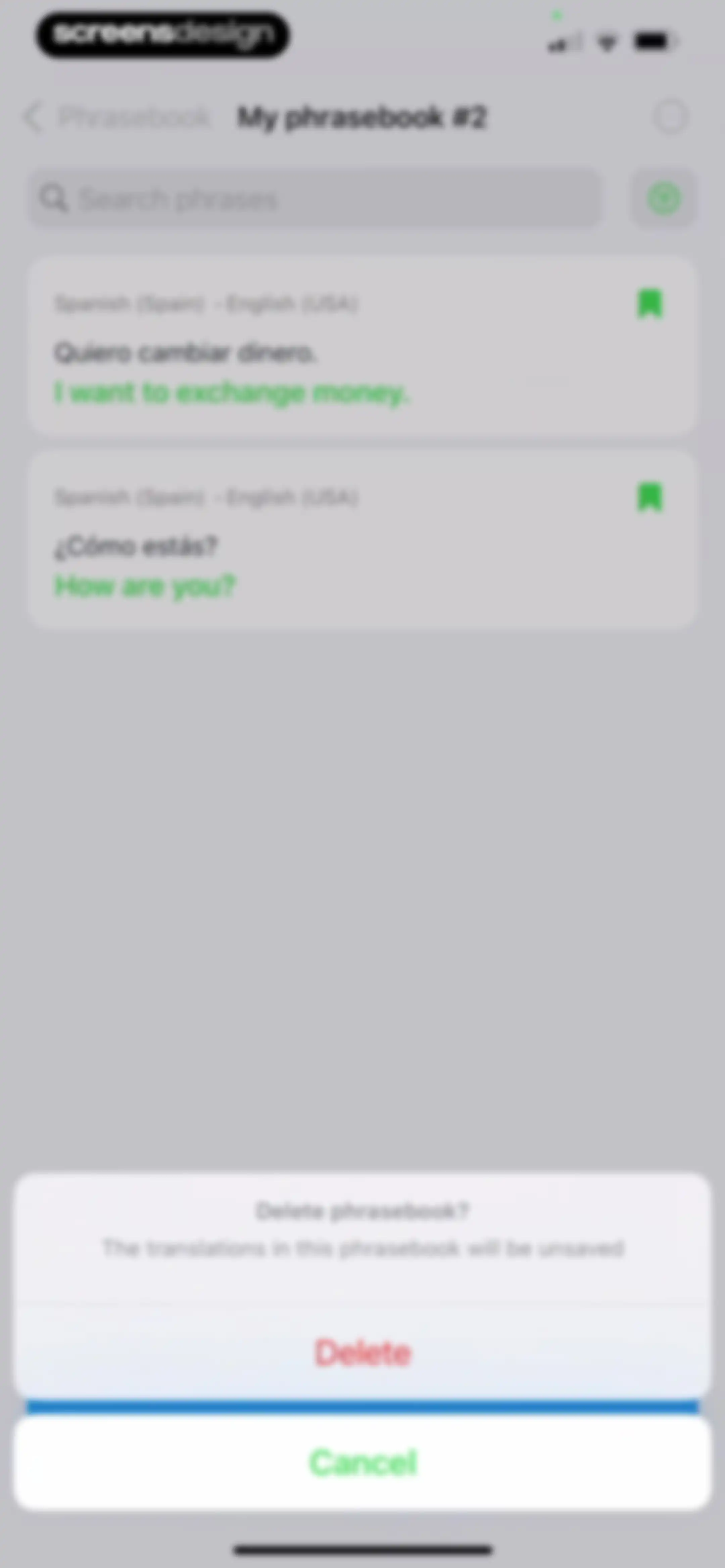 iTranslate Translator screen 89