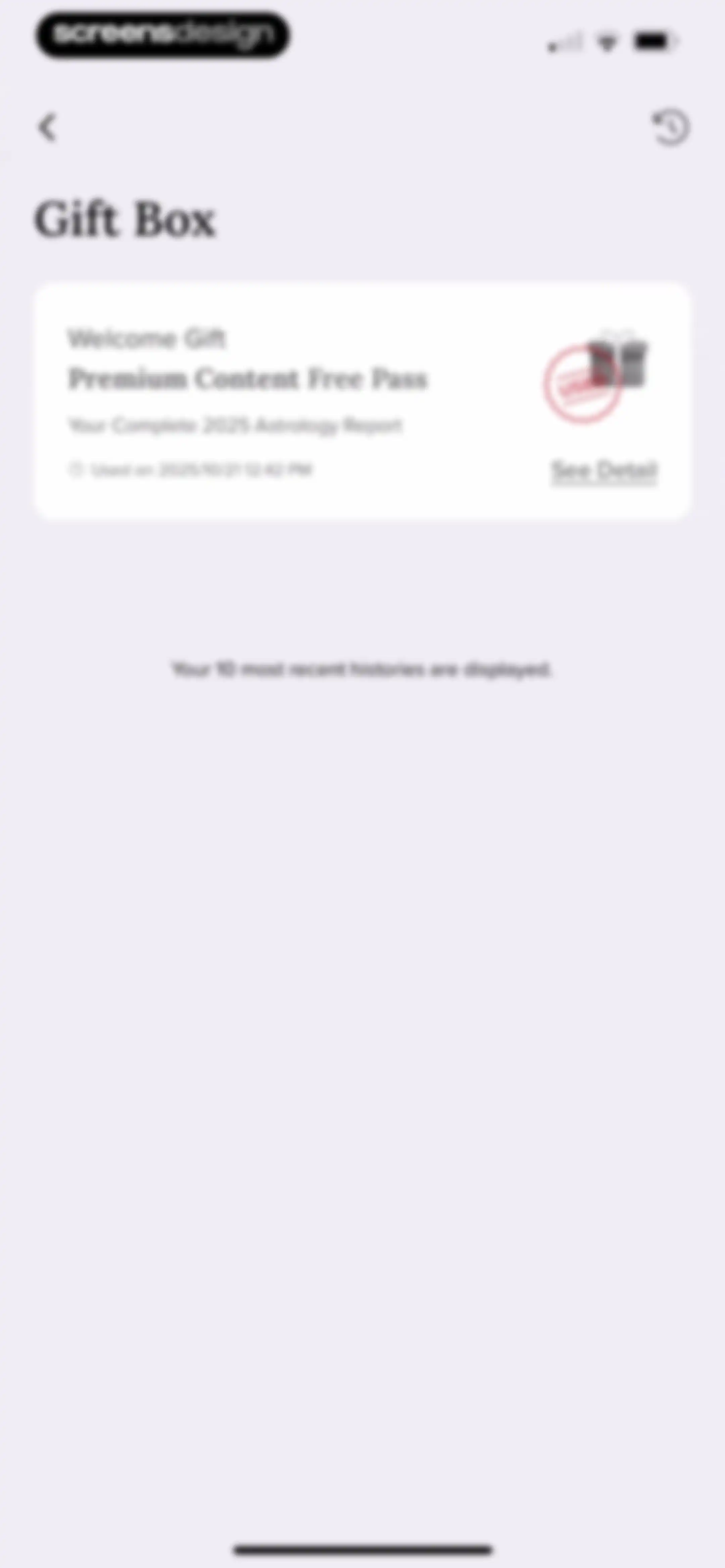 FORCETELLER: Daily Horoscope screen 107