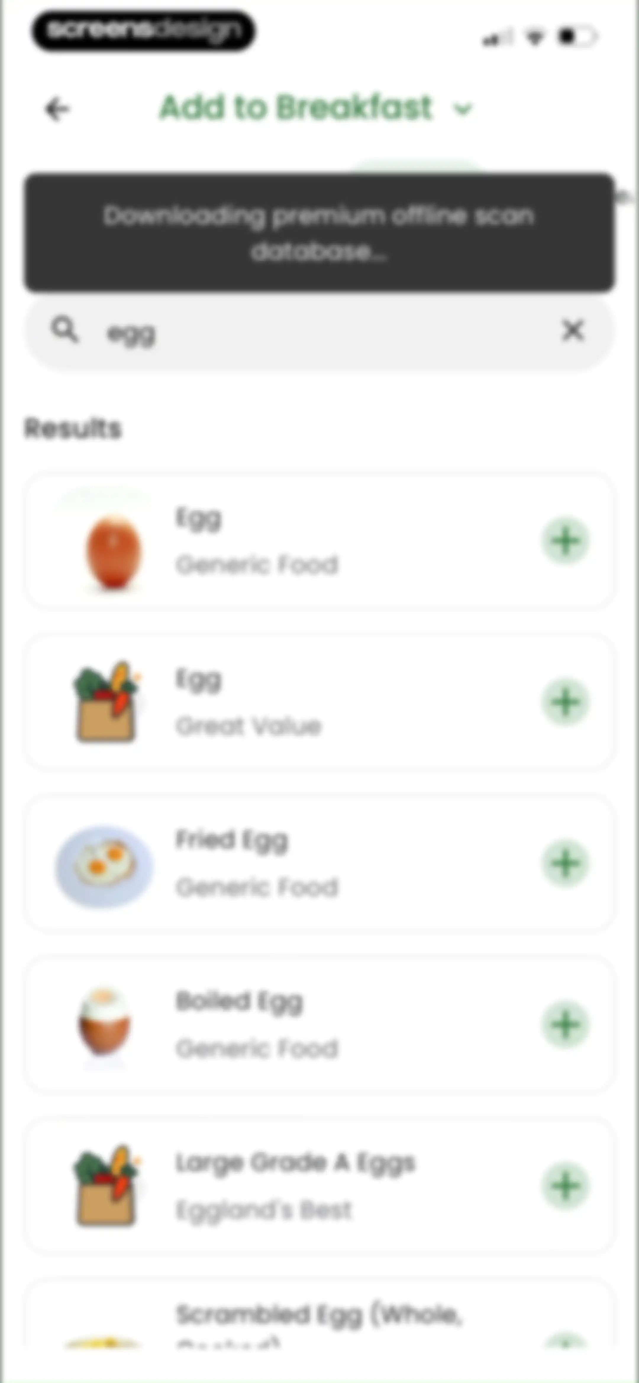 Diabetes food tracker - Gococo screen 61
