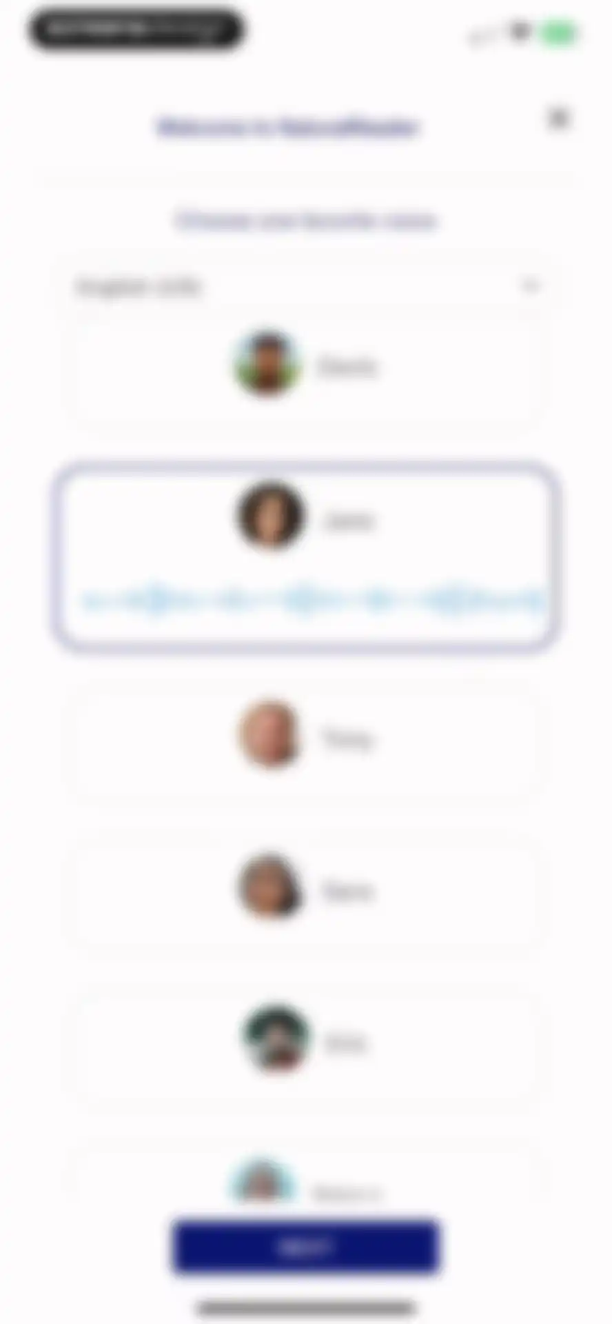 NaturalReader - Text To Speech screen 2