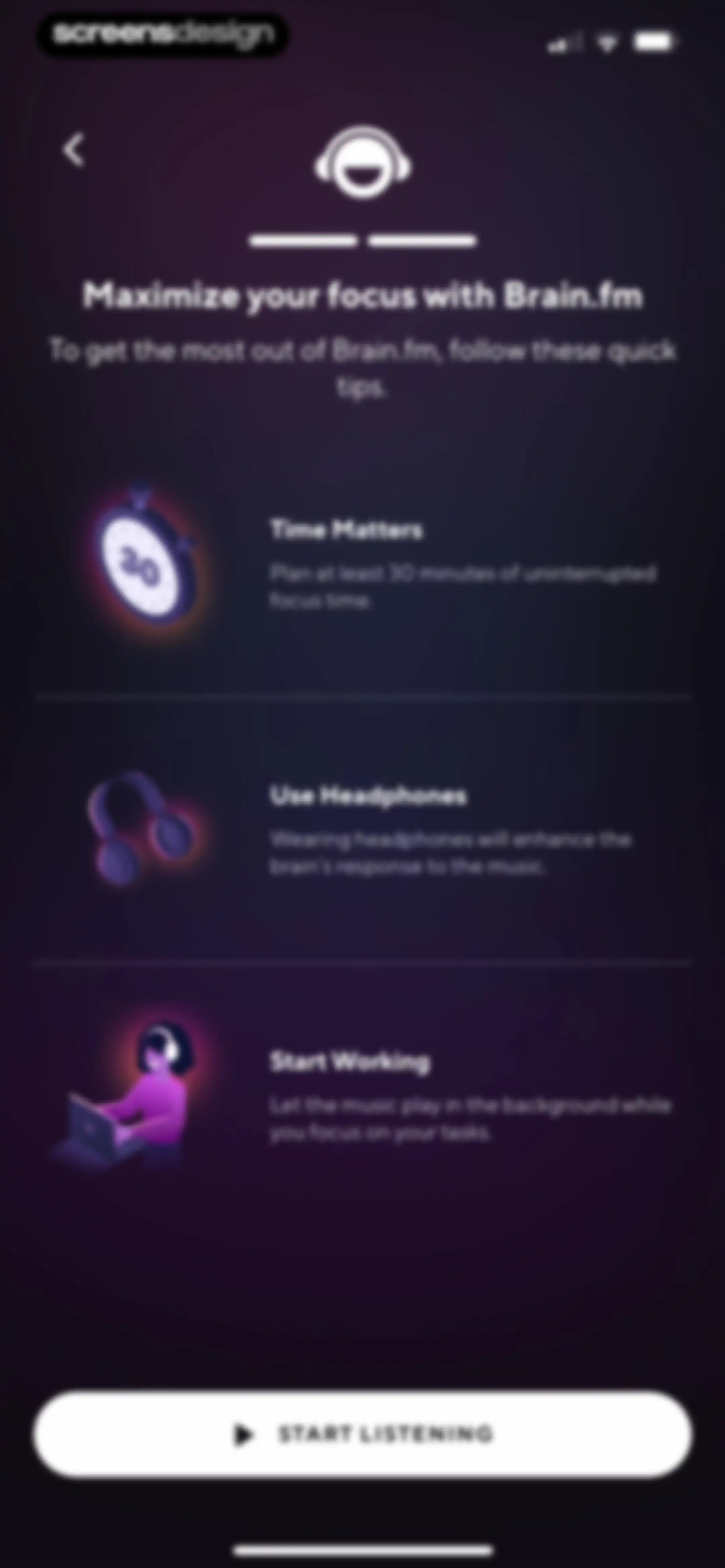 Brain.fm: Focus & Sleep Music screen 28
