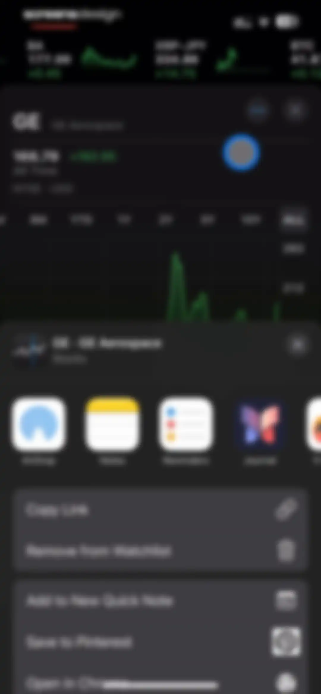Stocks screen 8