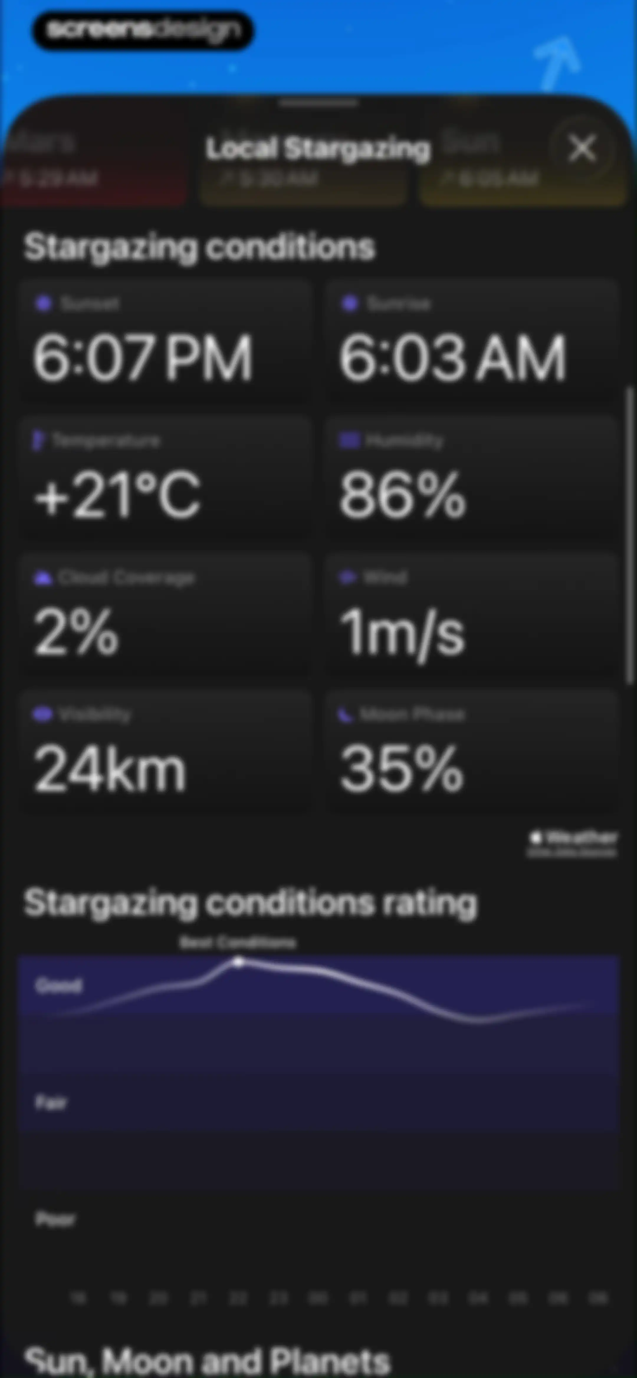 Night Sky screen 73